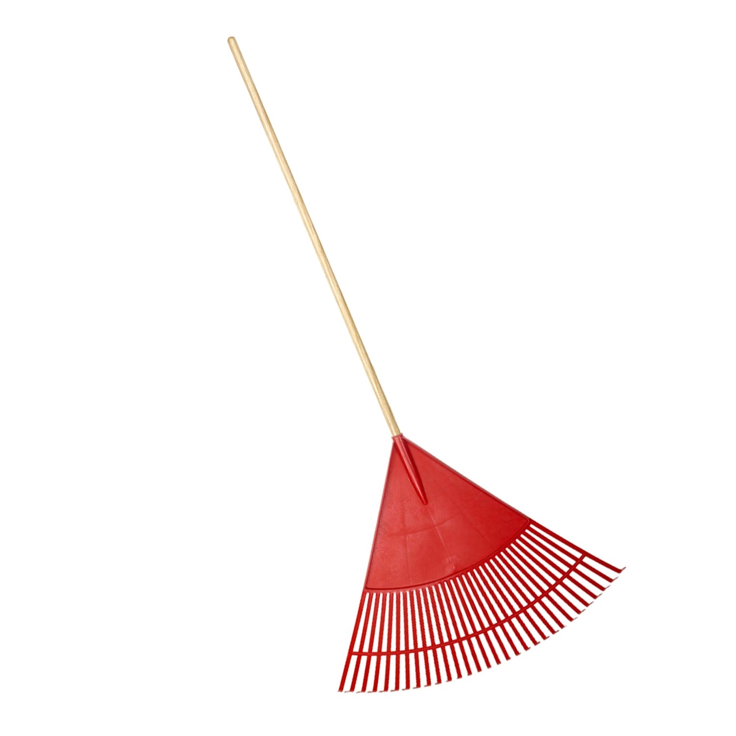 Corona Wide Poly Leaf Rake, 48" Wood Handle with 30" Head