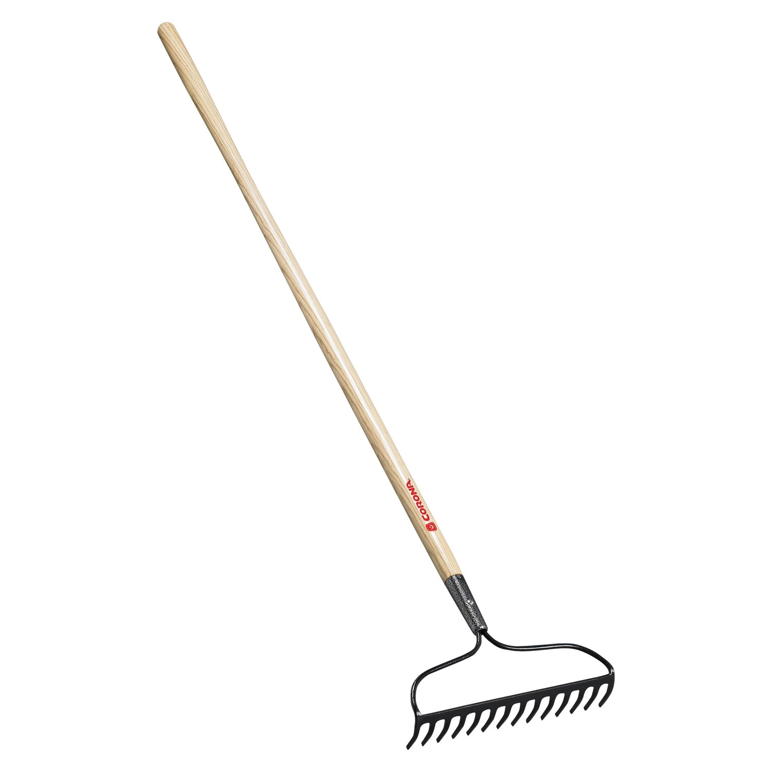 Corona Bow Head Rake, 60" Hardwood Handle with 14" Head