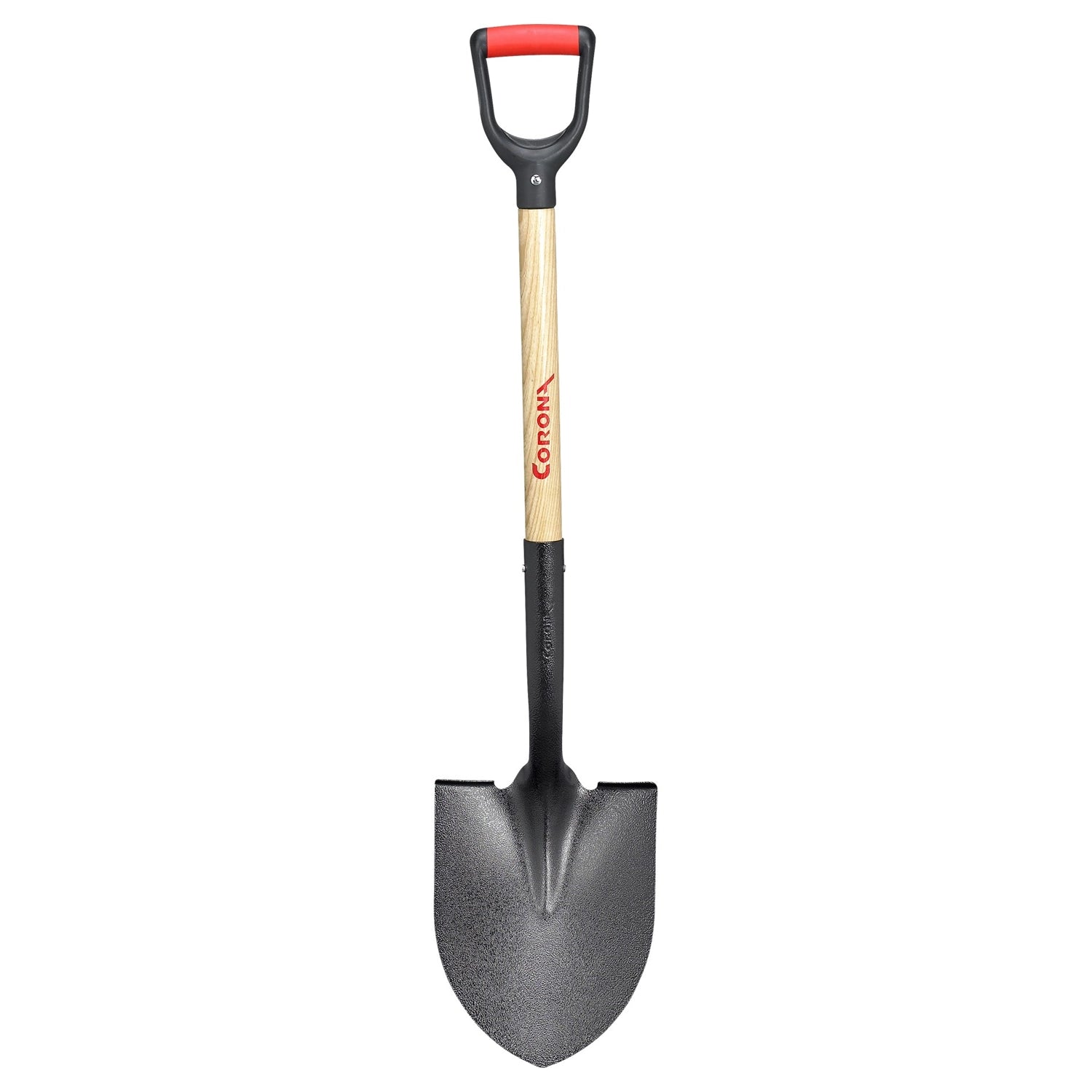 Corona 15 Gauge Round Point Shovel, 31" Wood Handle with 12" Head