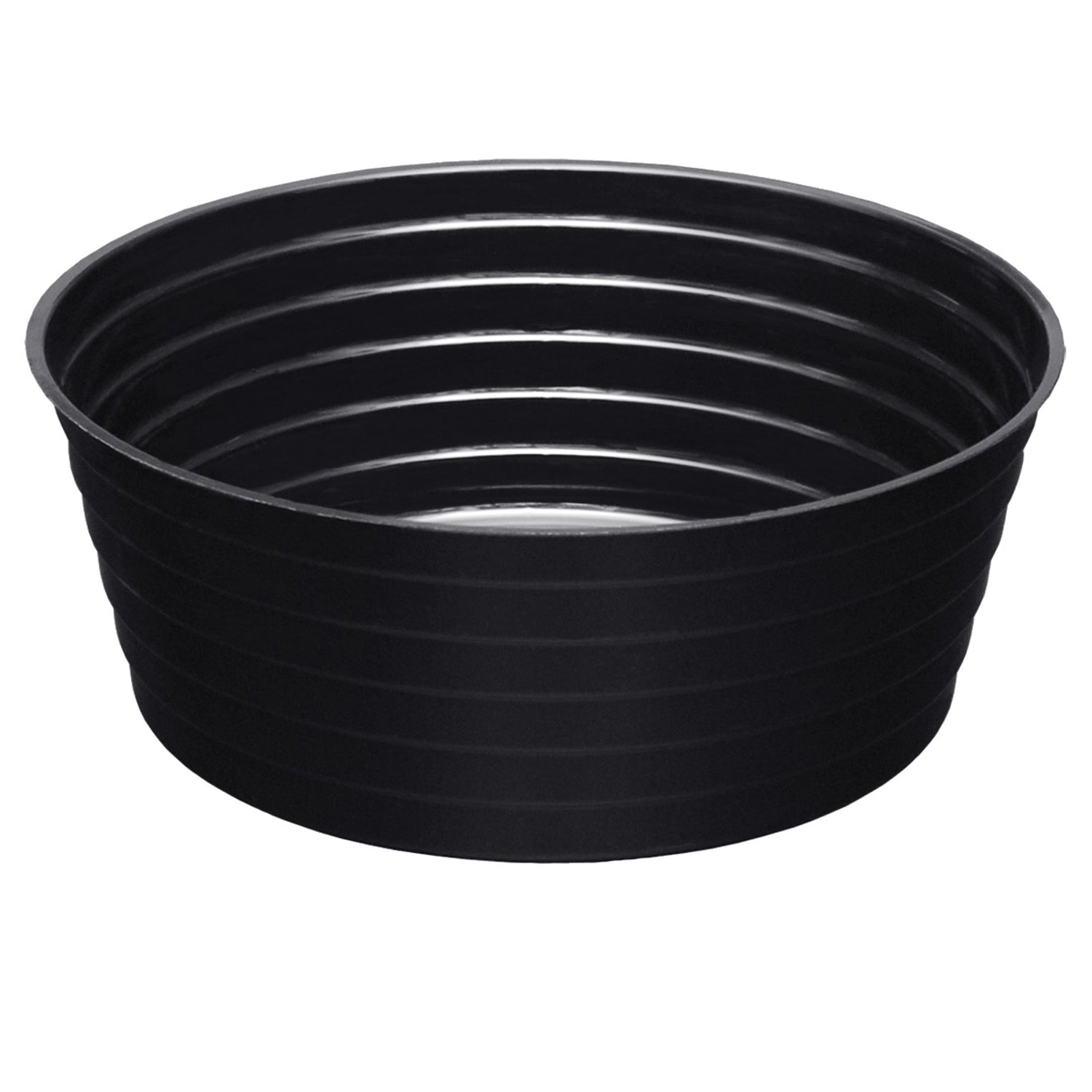 Curtis Wagner Plastics Black Vinyl Deep Heavy Plant Saucer