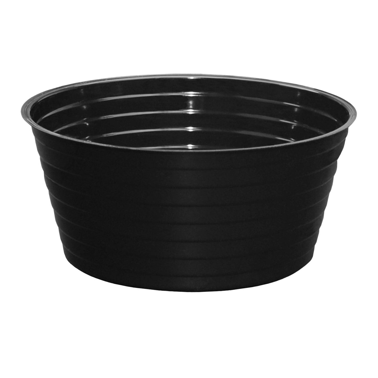 Curtis Wagner Plastics Black Vinyl Deep Heavy Plant Saucer