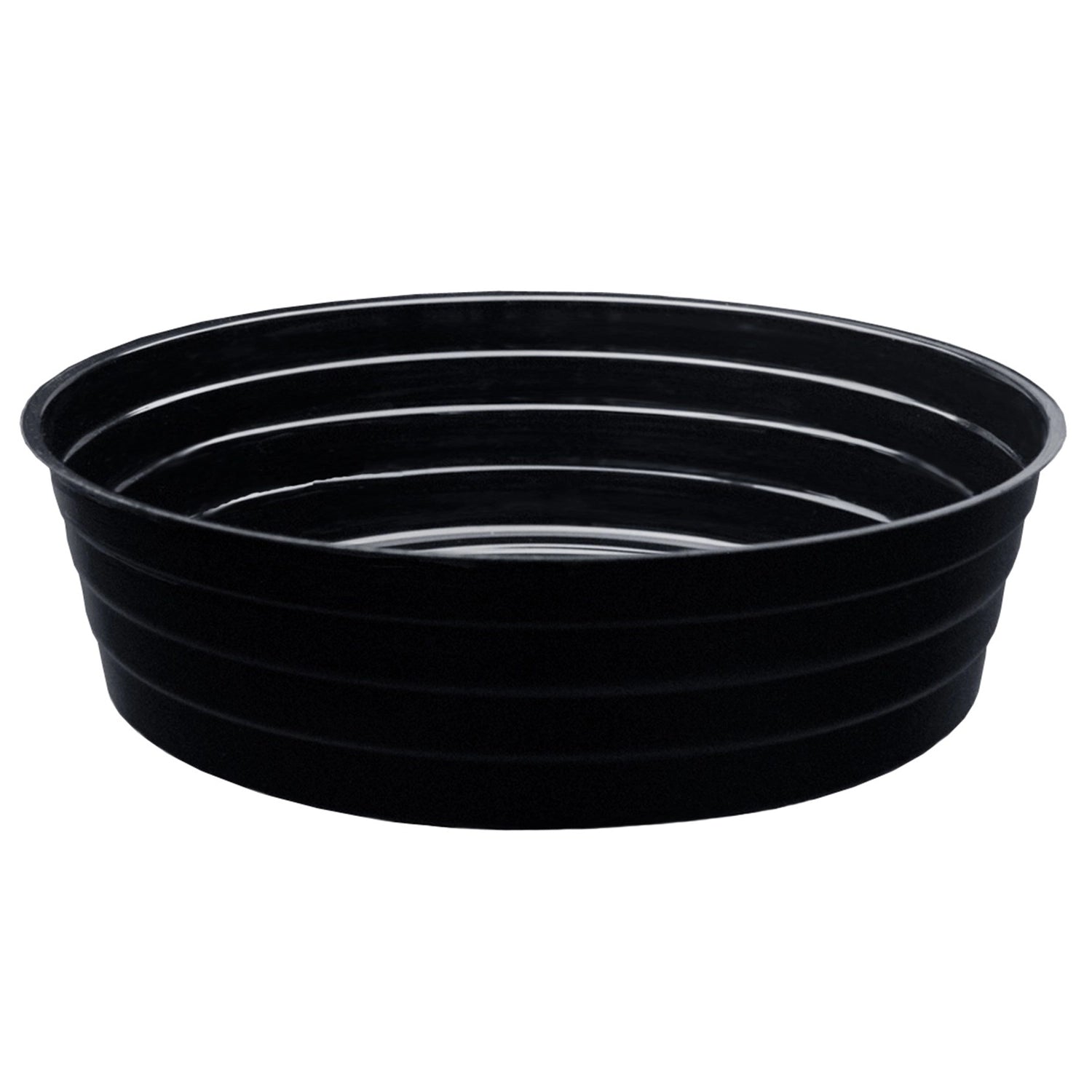 Curtis Wagner Plastics Black Vinyl Deep Heavy Plant Saucer