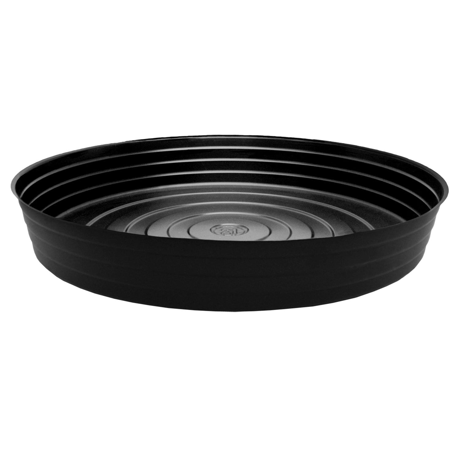Curtis Wagner Plastics Black Vinyl Deep Heavy Plant Saucer