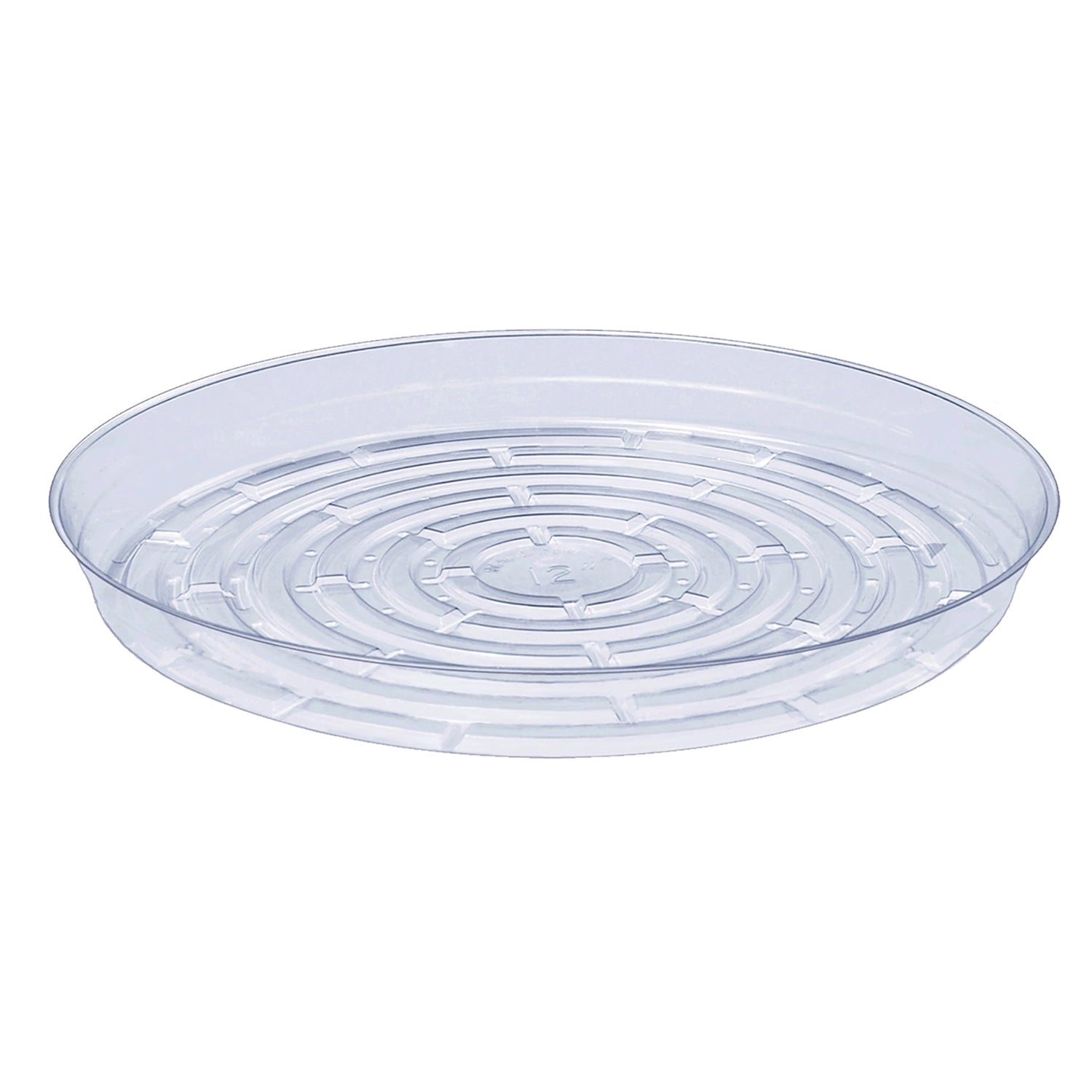 Curtis Wagner Plastics Clear Vinyl Plant Saucer, 12 Inch