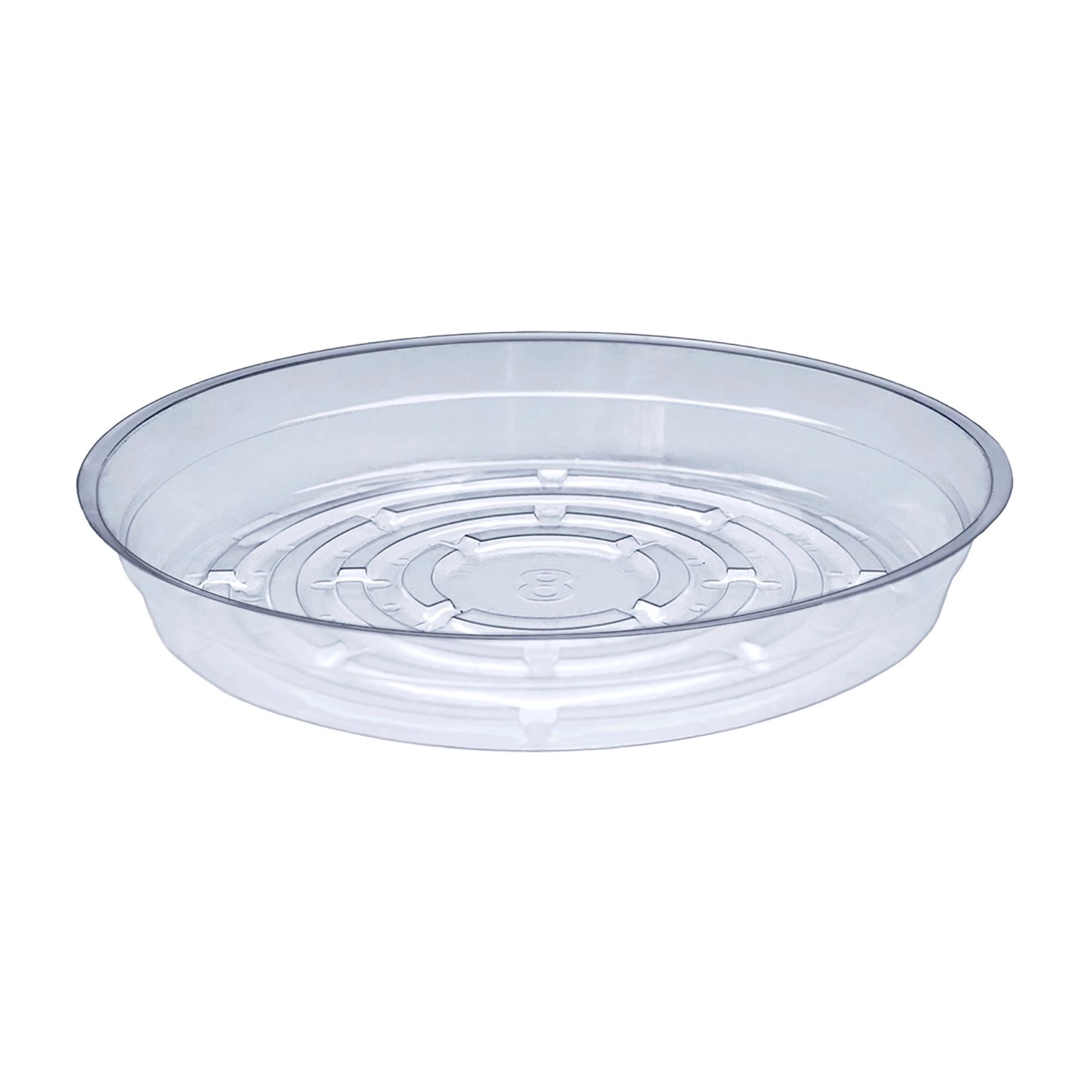 Curtis Wagner Plastics Clear Vinyl Plant Saucer, 8 Inch