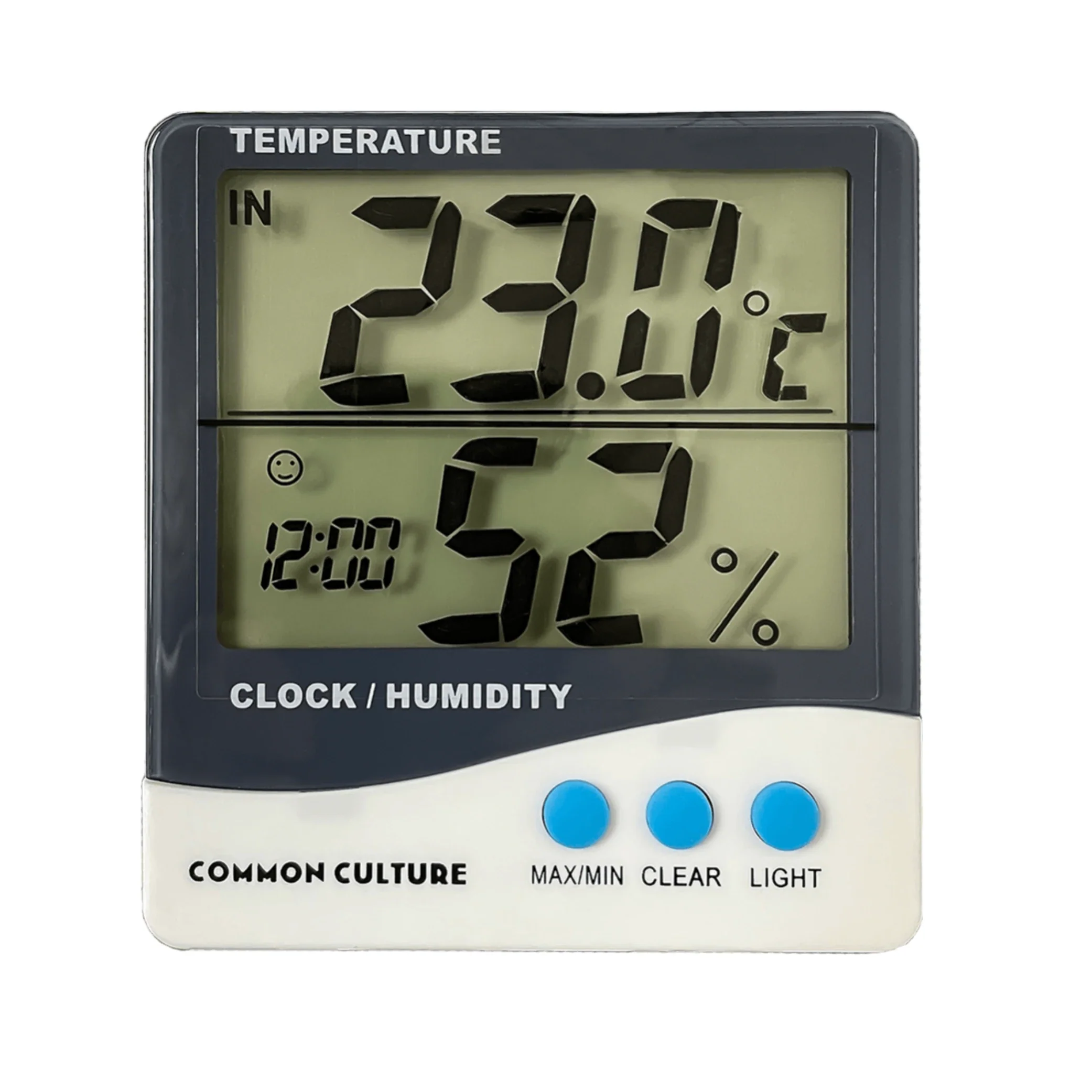 Common Culture Large Display Thermometer & Hygrometer.
