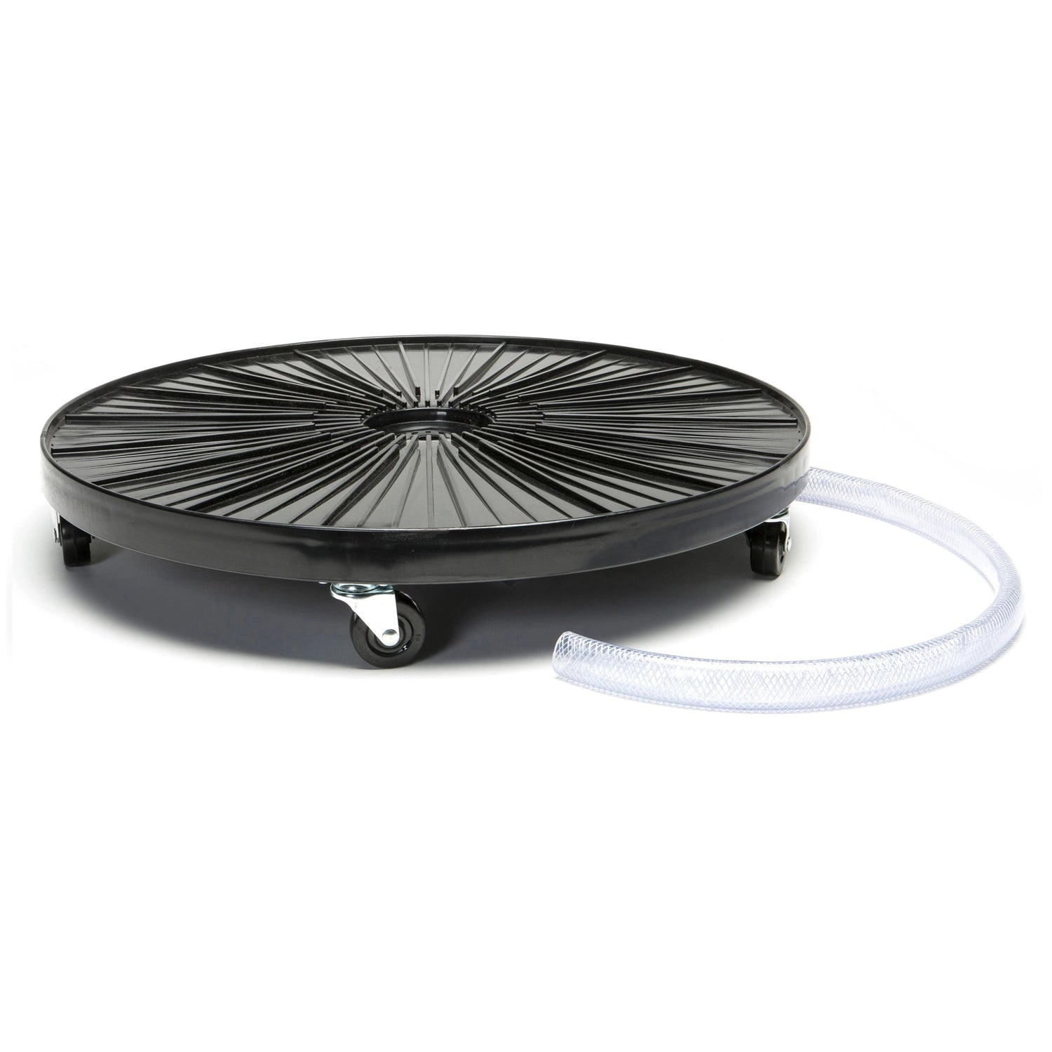 Devault Black Round Hydro Fitting Plant Dolly, 24 Inch - Case of 4