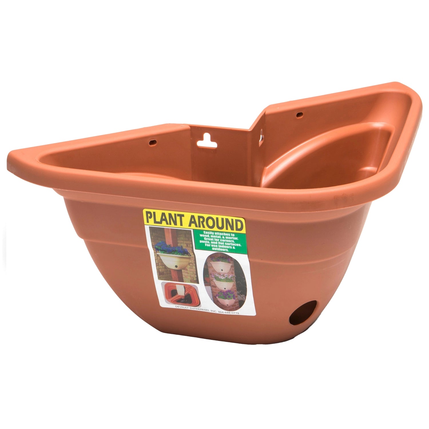 DeVault Plant Around, Terra Cotta - Case of 8