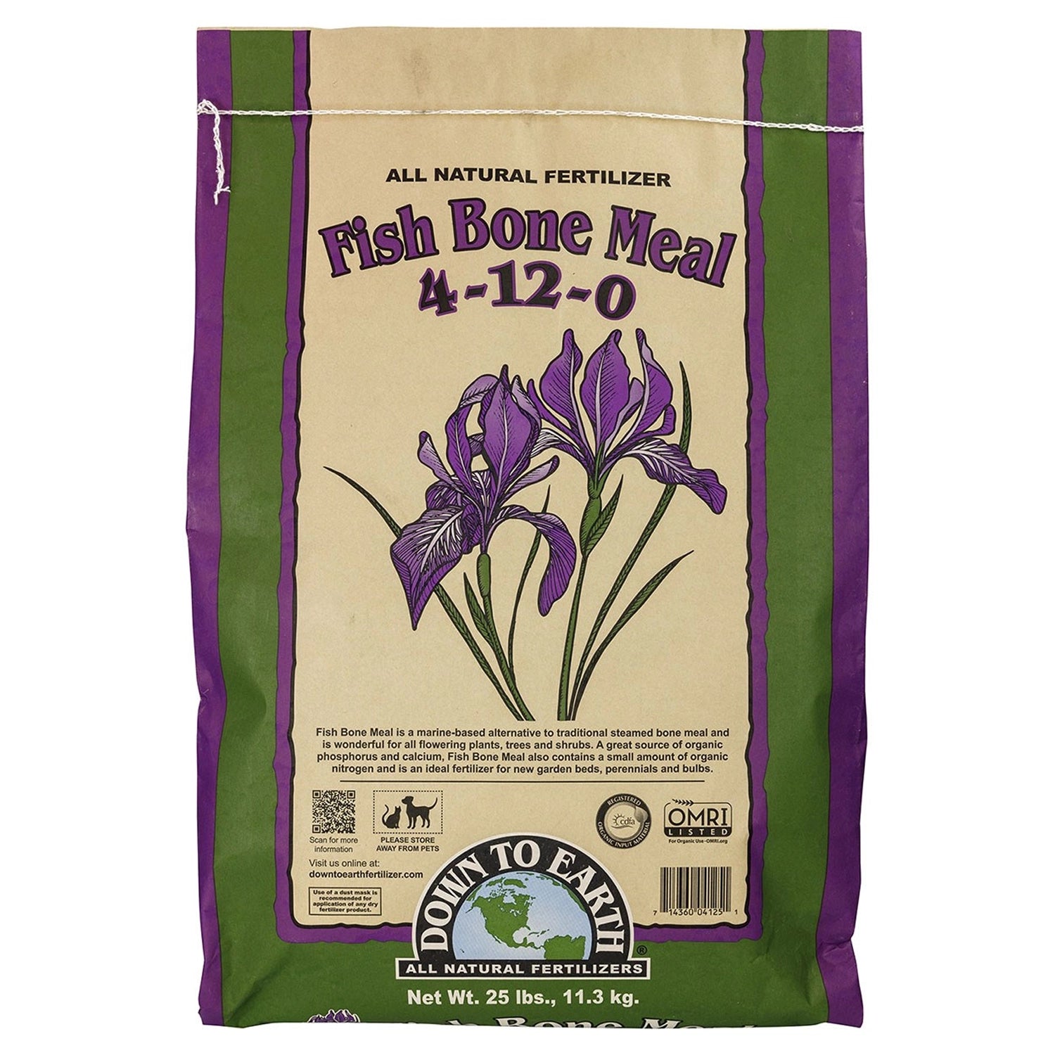 Down To Earth Fish Bone Meal 4-12-0