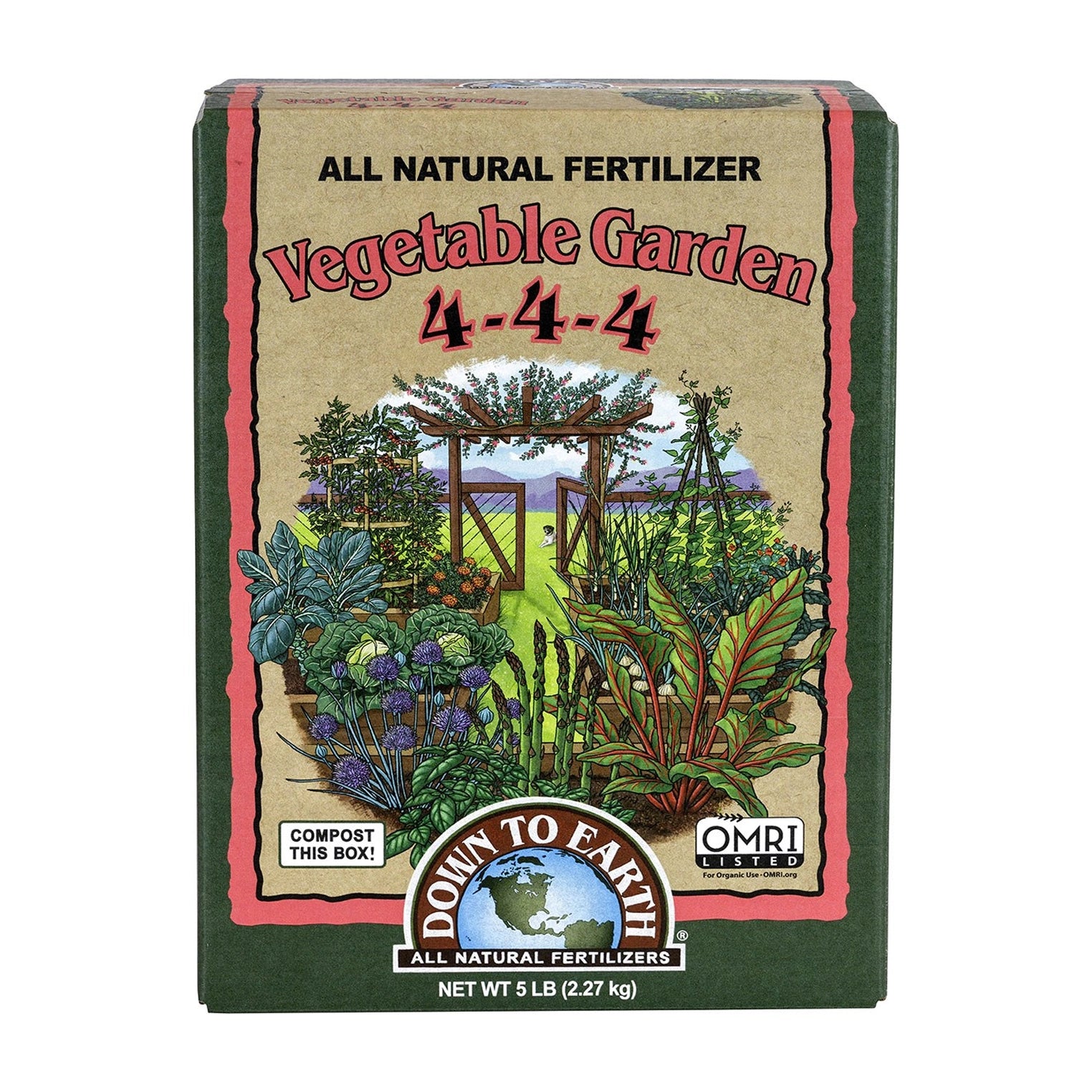 Down To Earth Vegetable Garden.