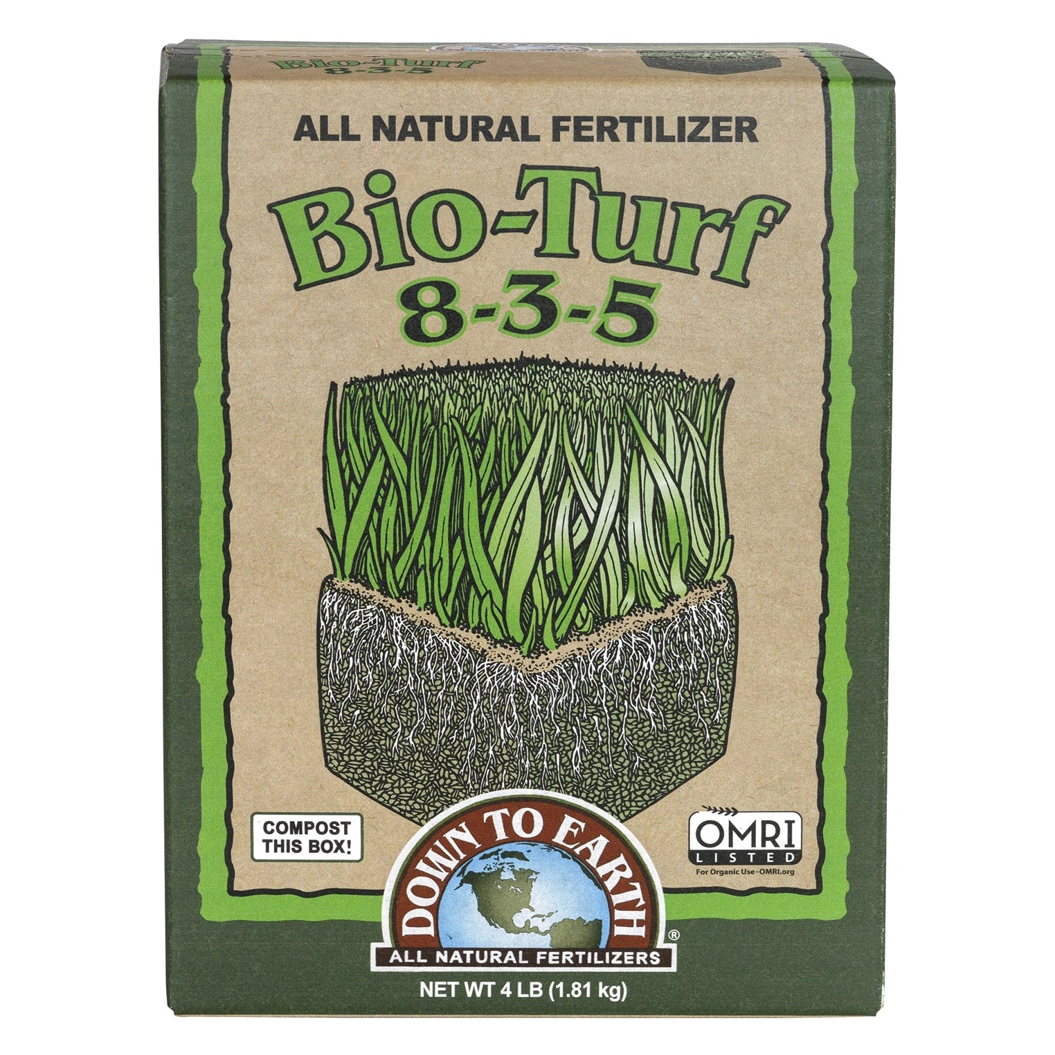 Down To Earth Bio Turf.
