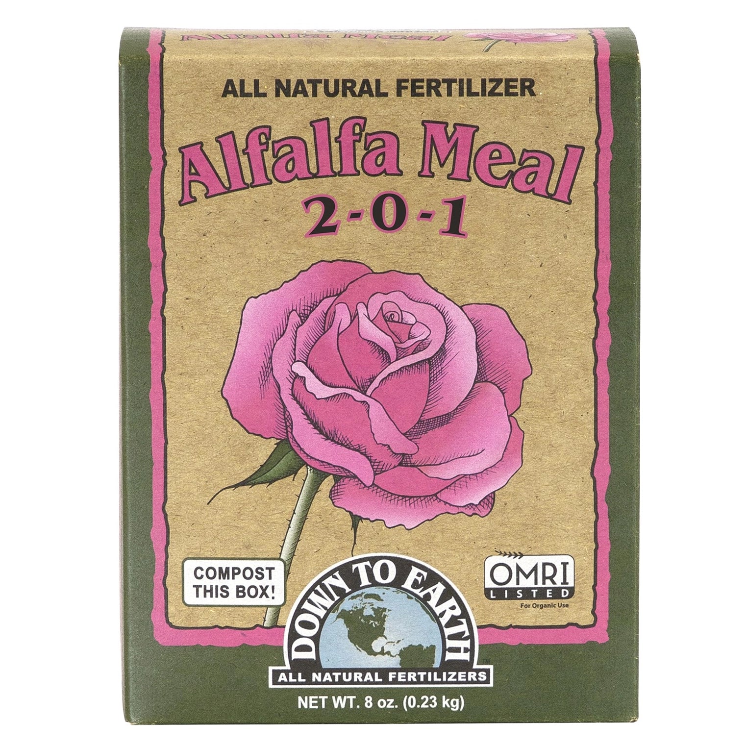 Down To Earth Alfalfa Meal, 0.5 lb. - Case of 12