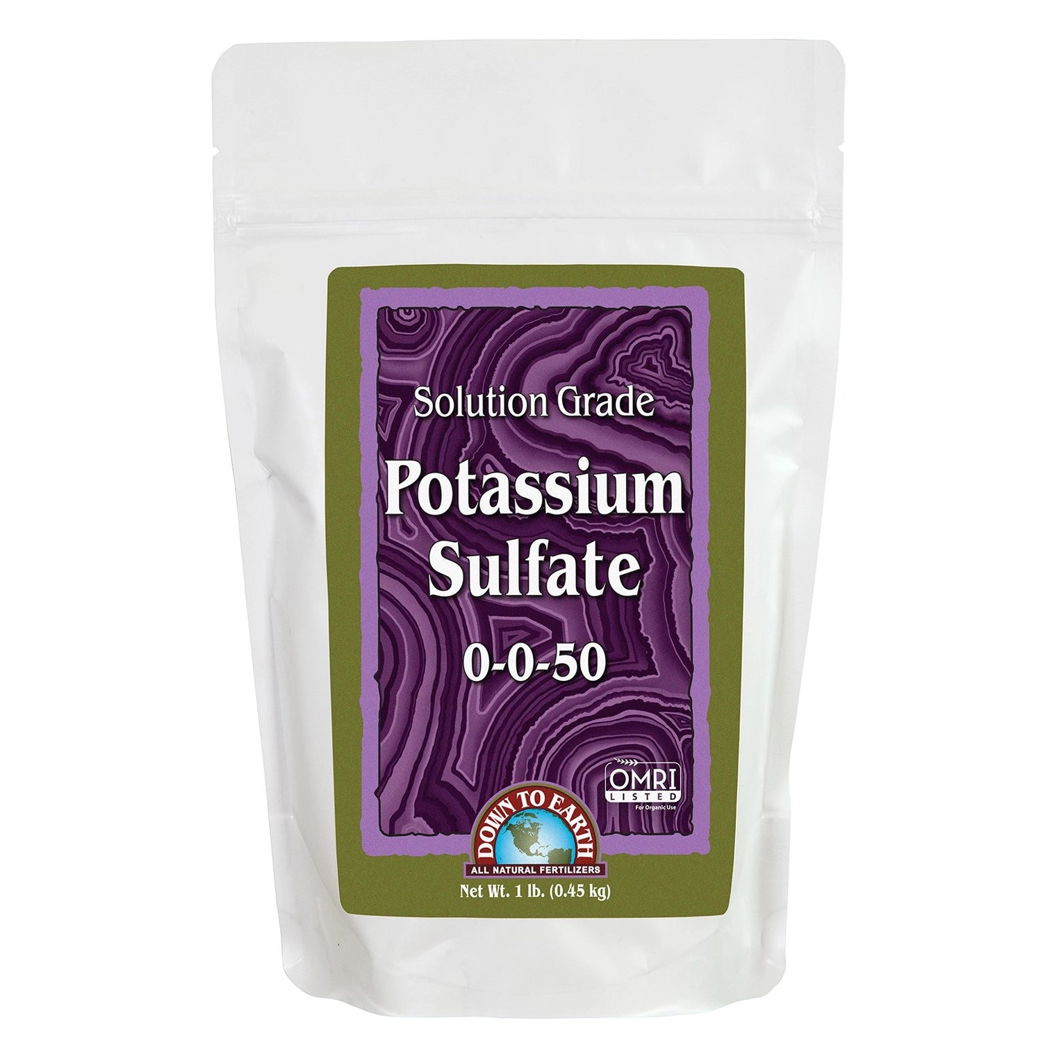 Down To Earth Potassium Sulfate, 1 lb. - Case of 6