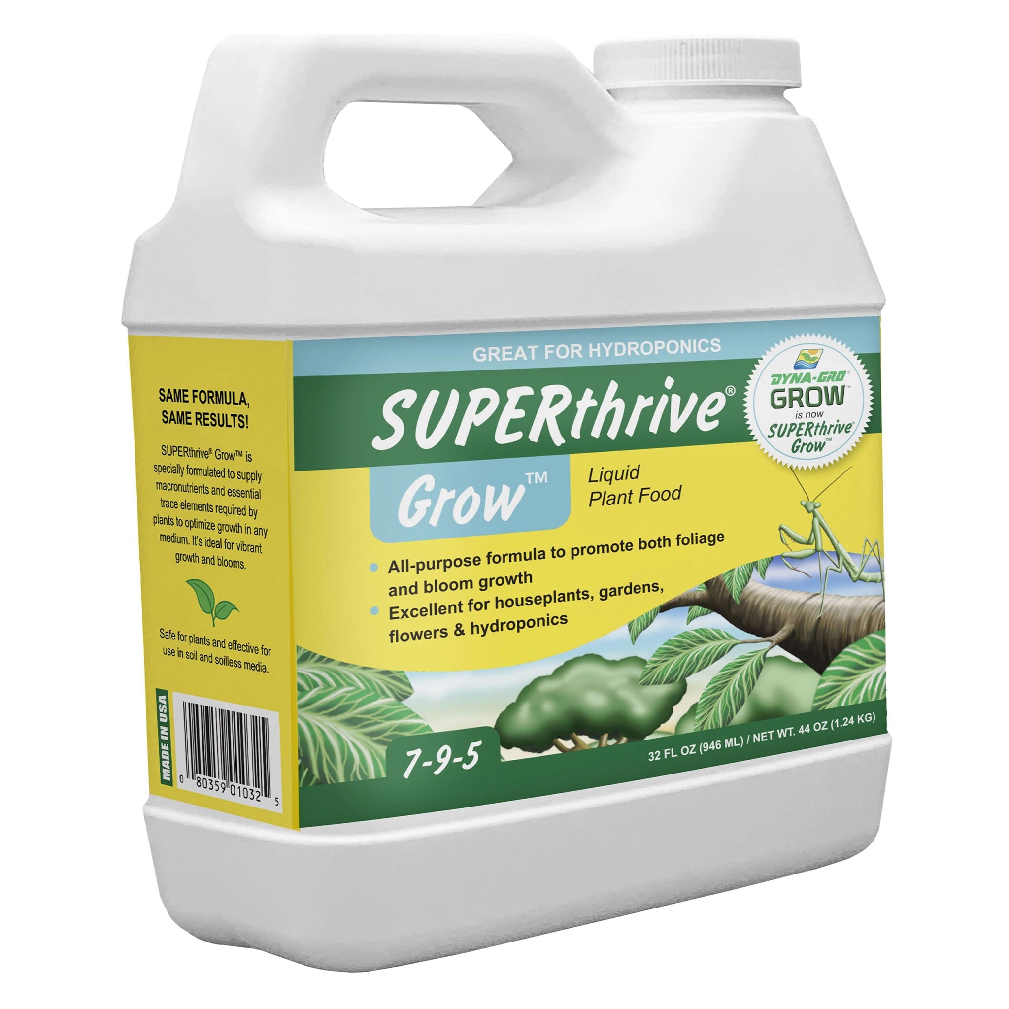 SUPERthrive GROW Liquid Plant Food 7-9-5