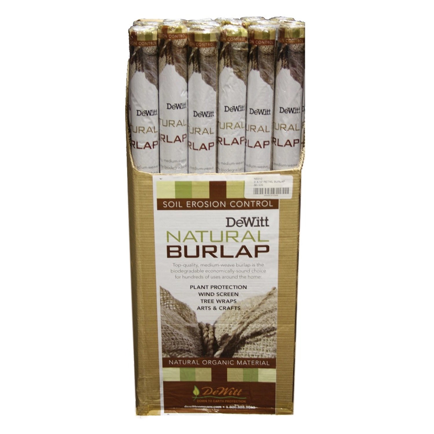 DeWitt 5.5 Ounce Natural Burlap, Natural Jute