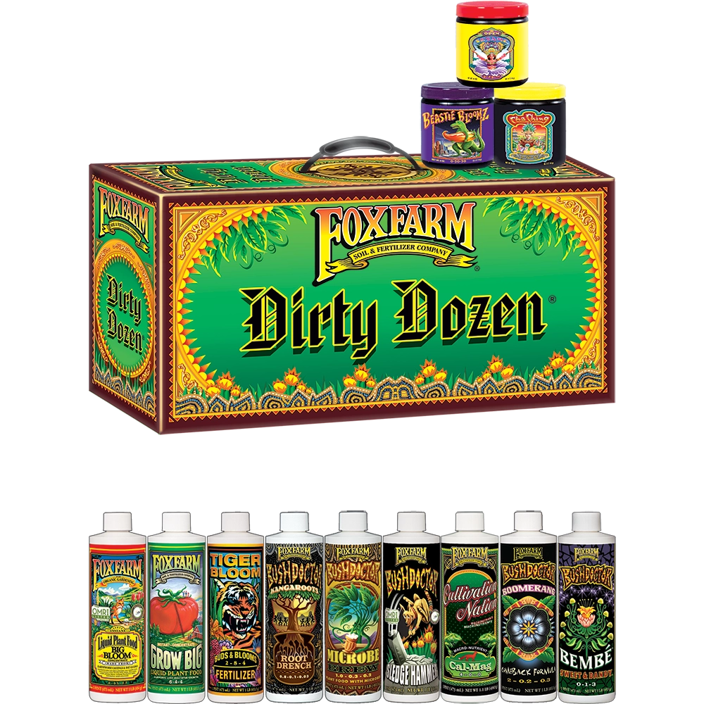 Fox Farm Dirty Dozen Plant Nutrient Starter Kit