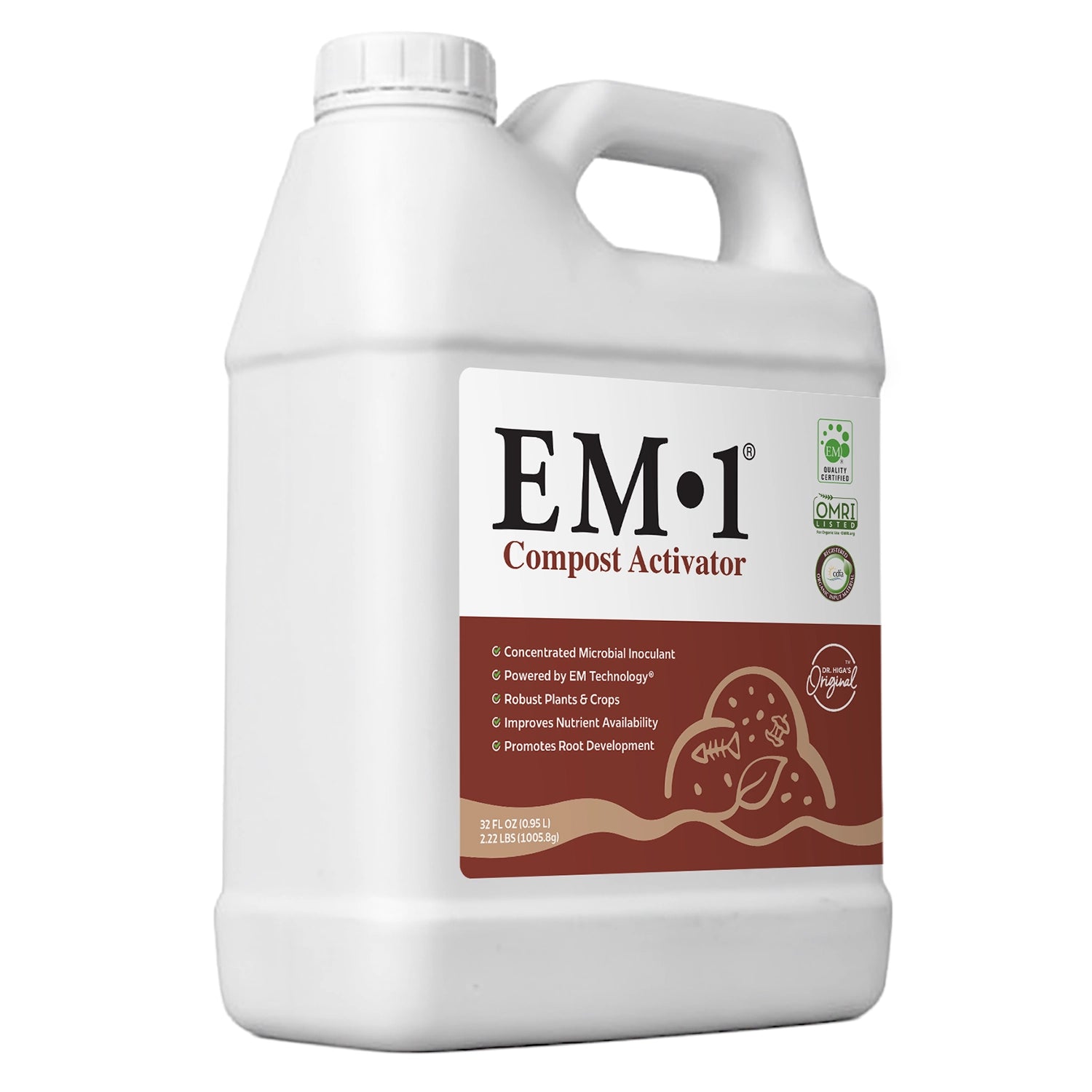EMRO USA EM-1 Compost Activator, 32 oz.