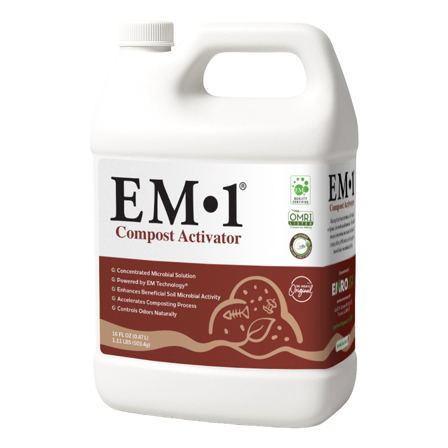 EMRO USA EM-1 Compost Activator, 16 oz.