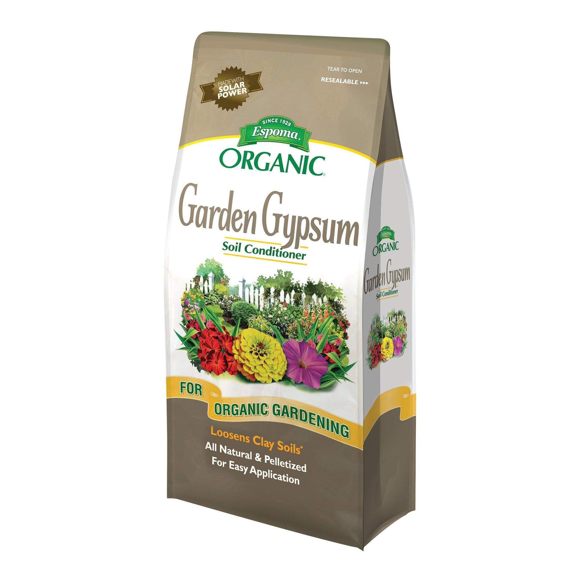 Espoma Organic Garden Gypsum, 6 lbs..