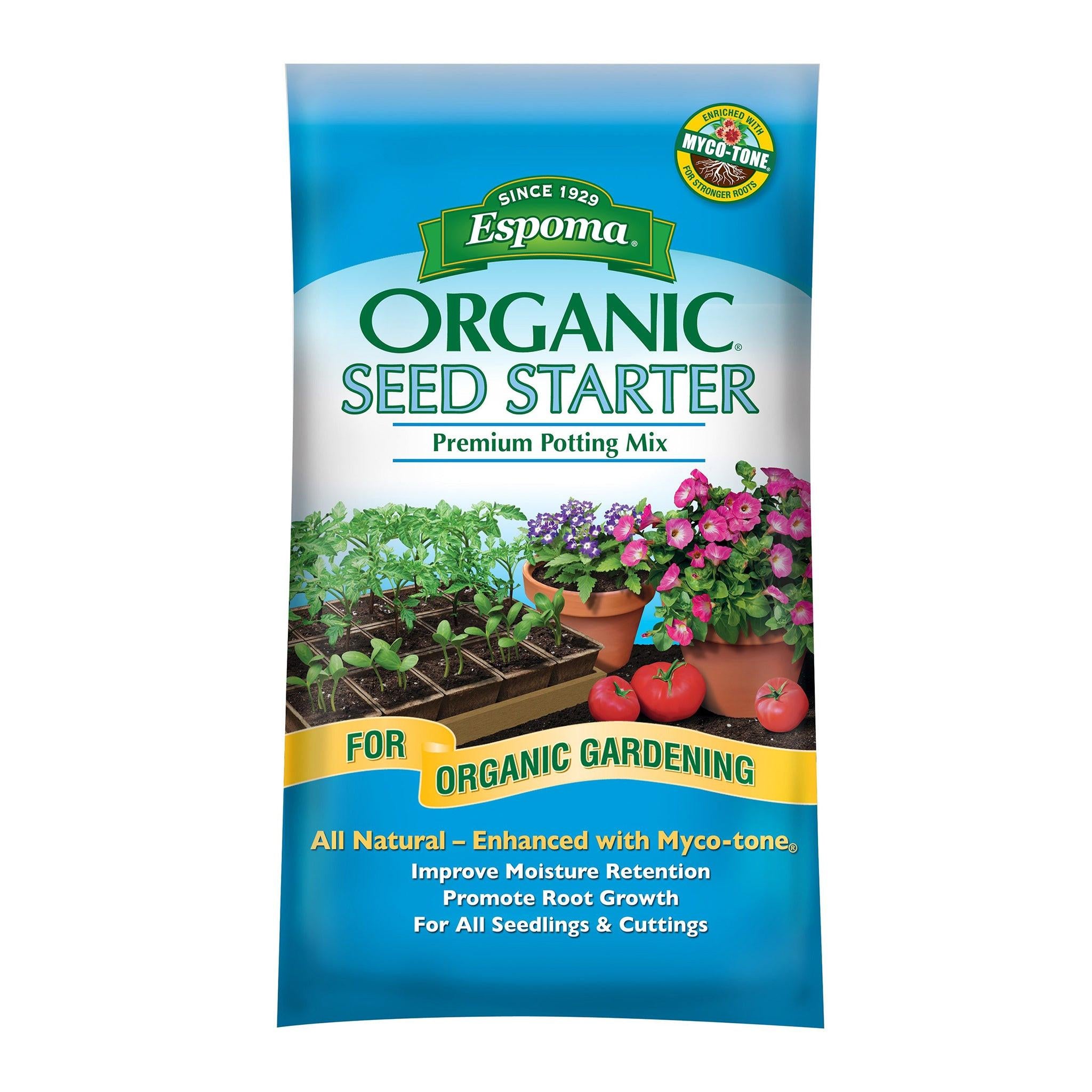 Espoma Organic Seed Starter Mix, 16 Qt. Bag.