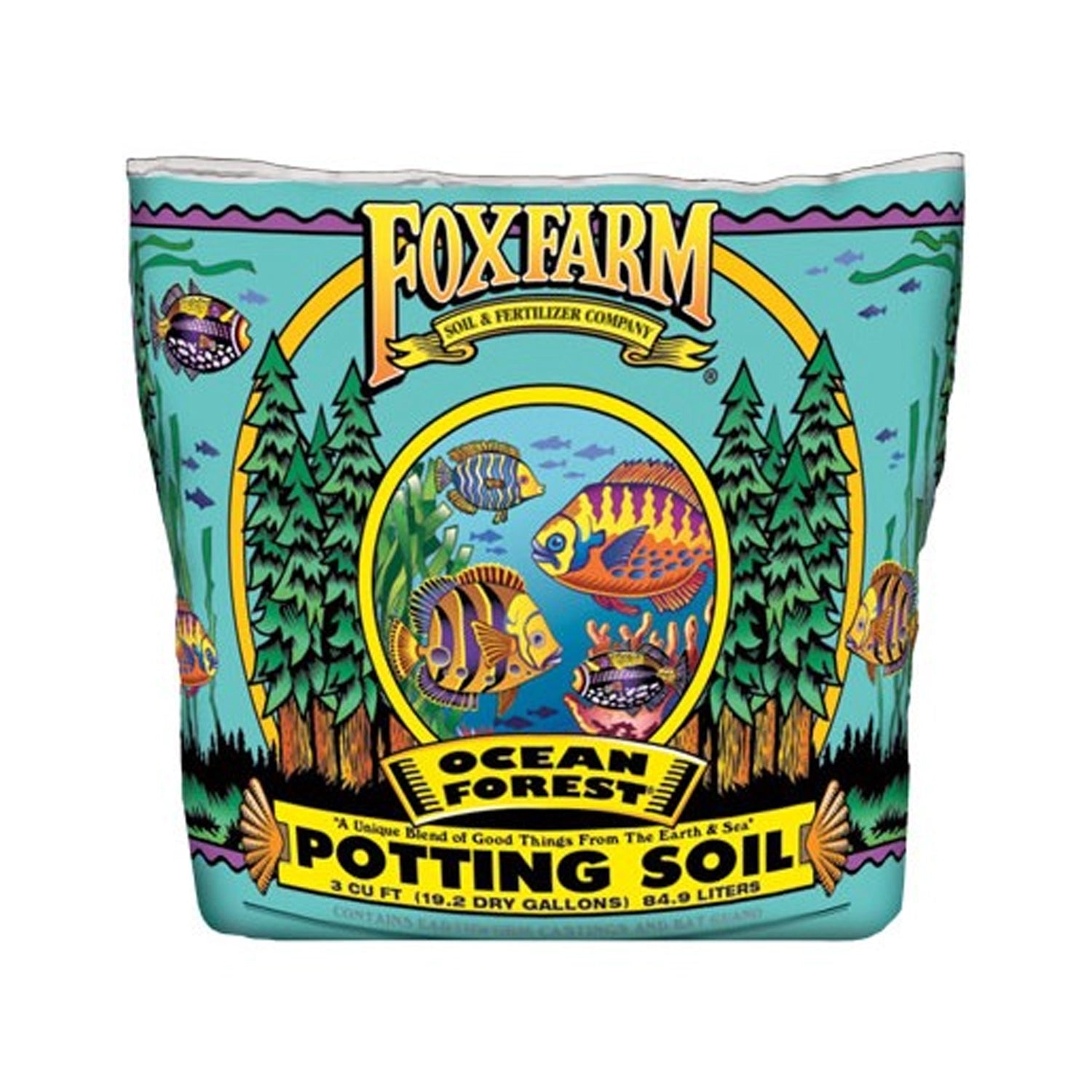 FoxFarm Ocean Forest Potting Soil, 3 Cubic Feet
