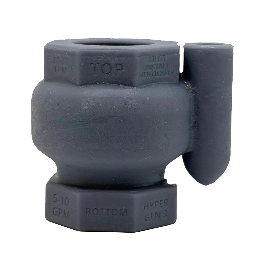 Nanu Hyper Gen 3 Nanobubble Generator, 10 GPM, 3/4" NPT, Polyacrylic