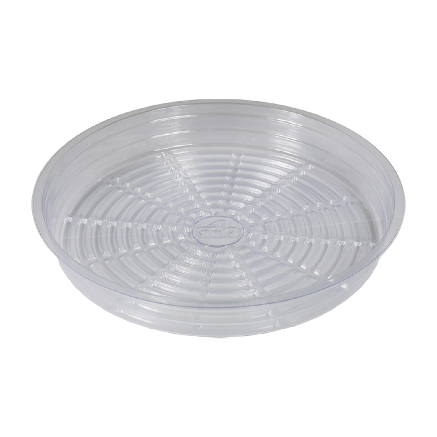 Grow1 Clear Plastic Pot Saucer, 10 Inch - Pack of 25.
