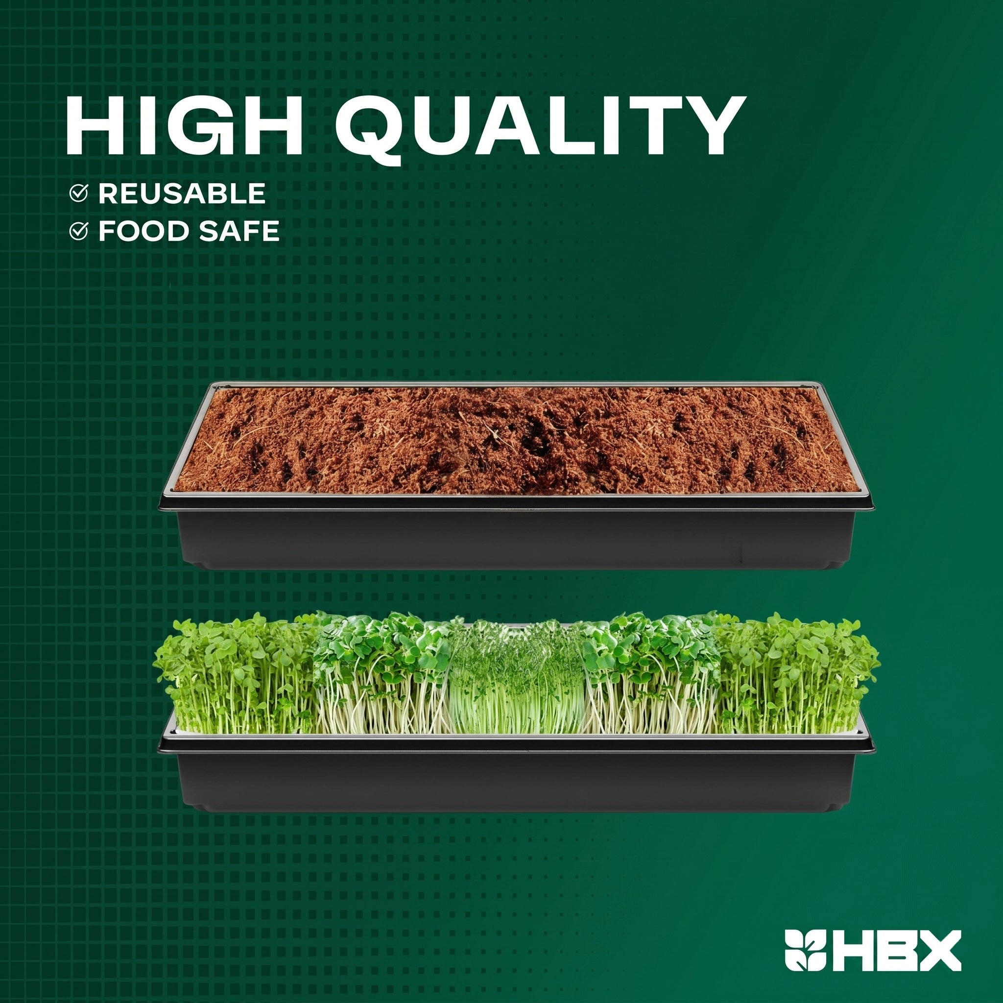 HBX Standard Propagation Tray, No Hole