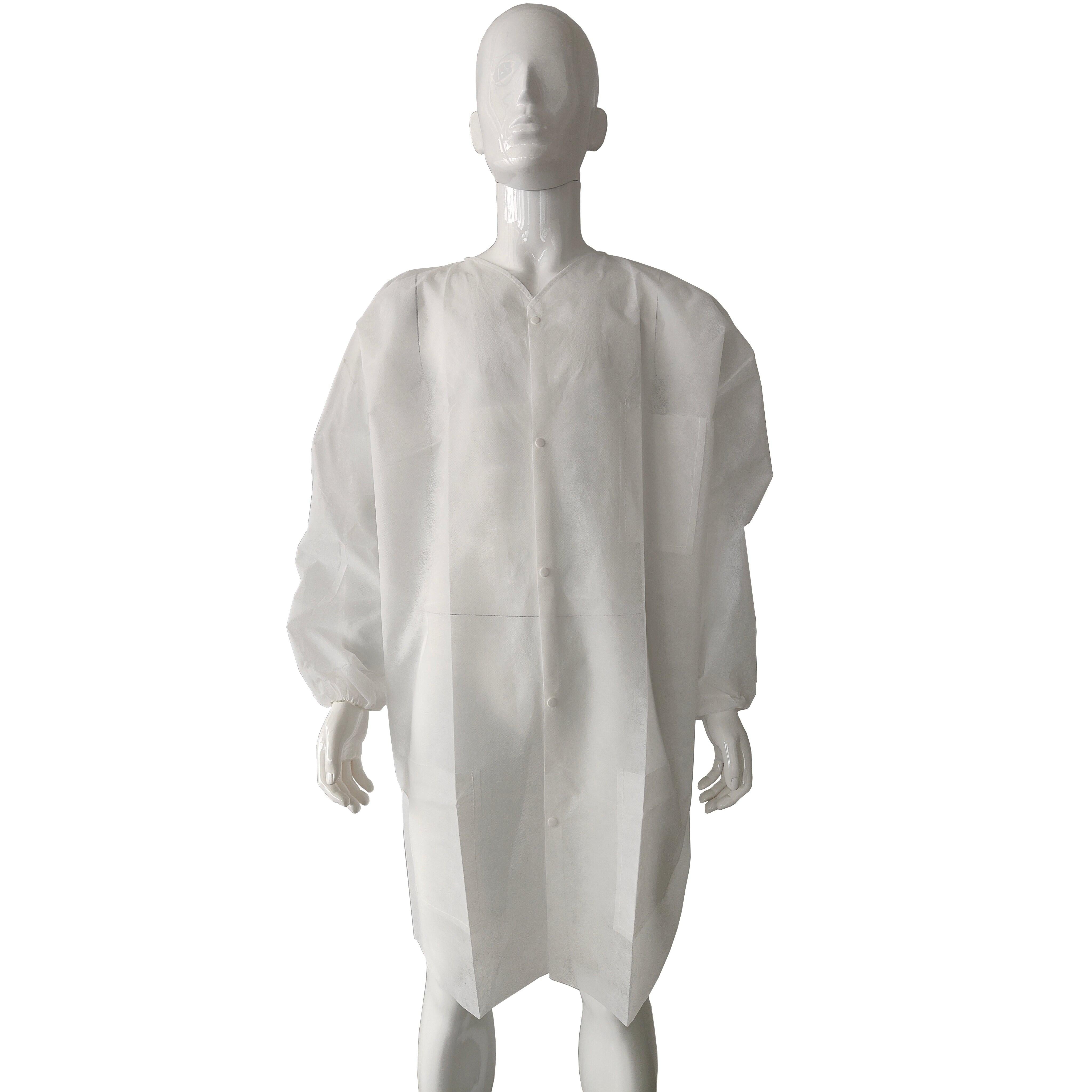 HBX Disposable 3 Pocket Lab Coat