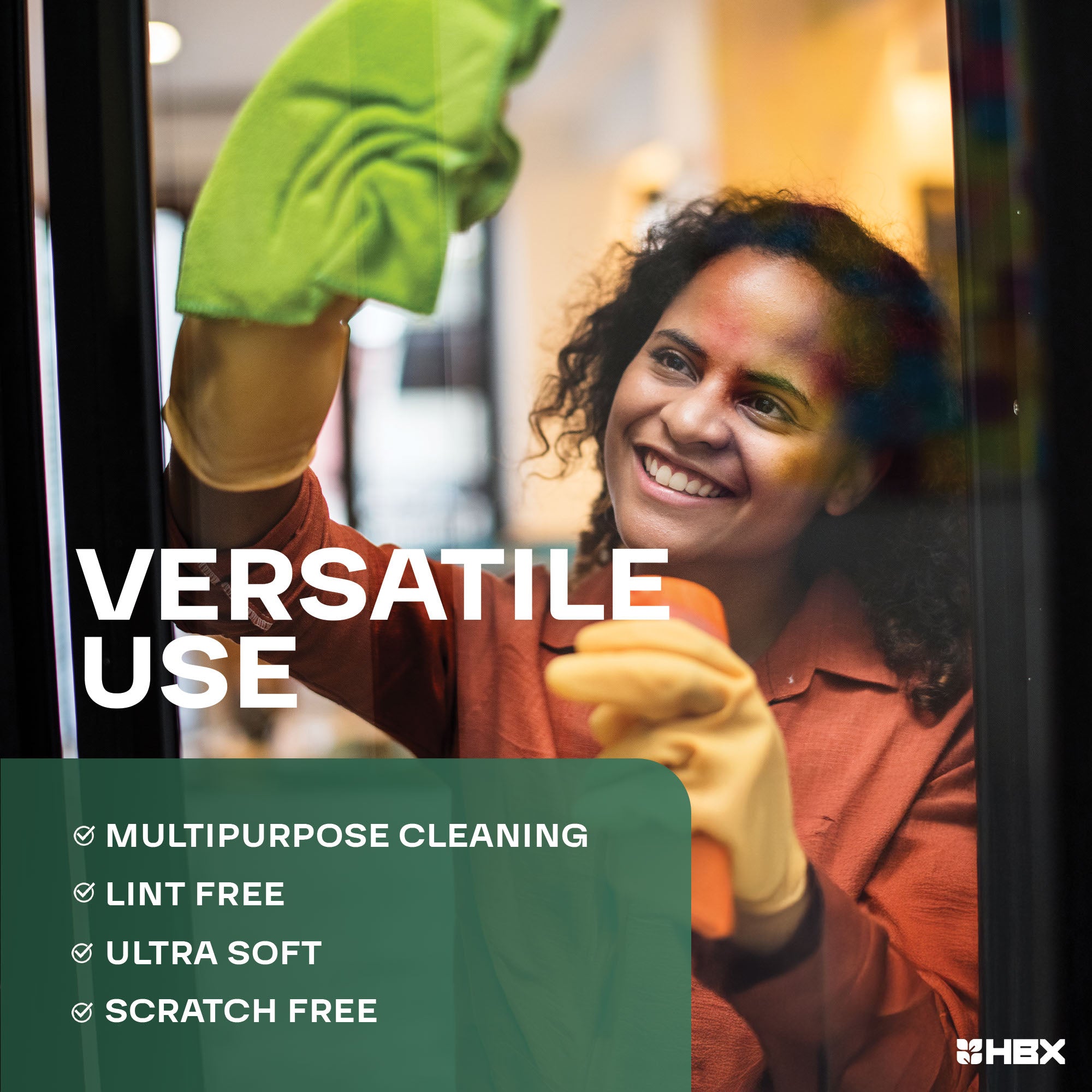 HBX Microfiber Towel, Pack of 24