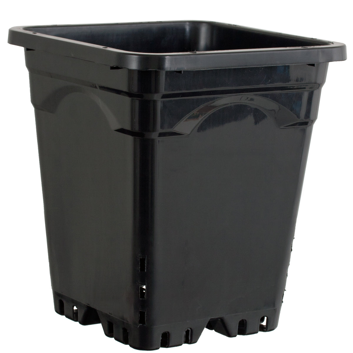 Active Aqua Square Black Pot