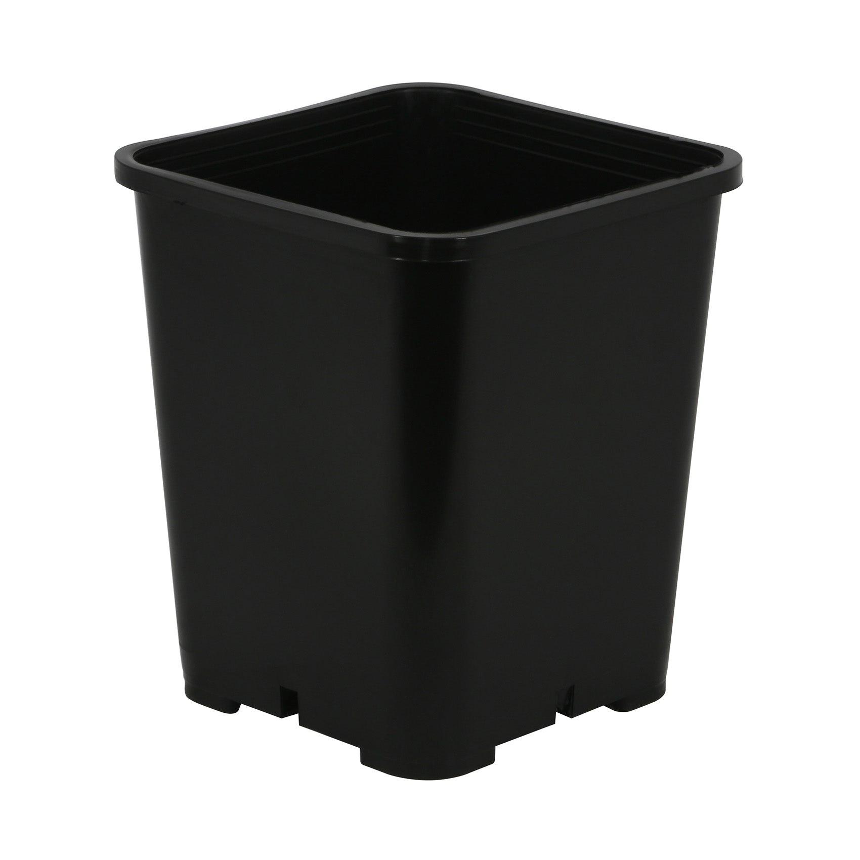 Gro Pro Premium Black Square Pot
