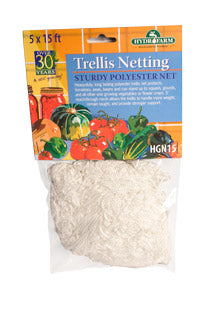 Hydrofarm Trellis Netting 5' x 15', 6" Mesh, Woven