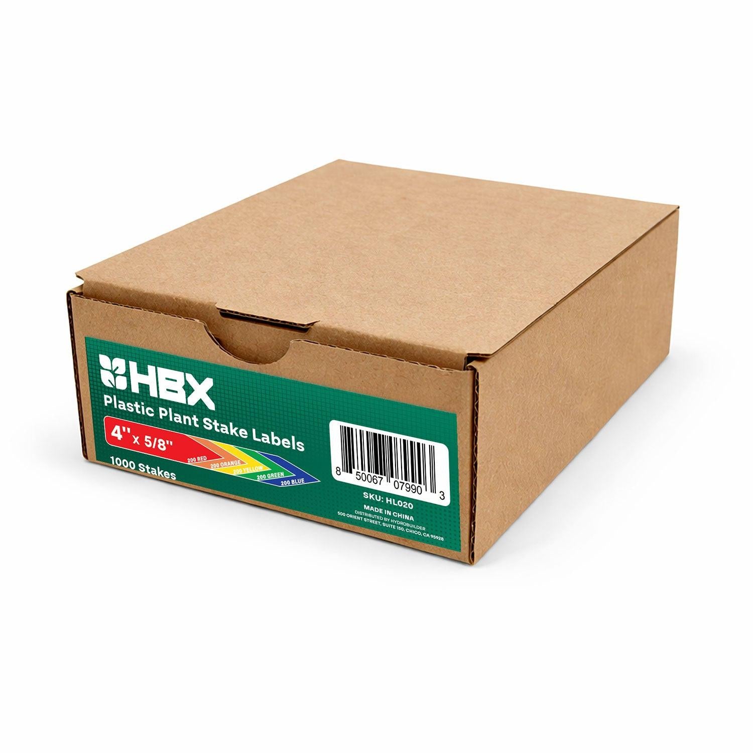 HBX Plant Labels, Multicolor - Case of 1,000.