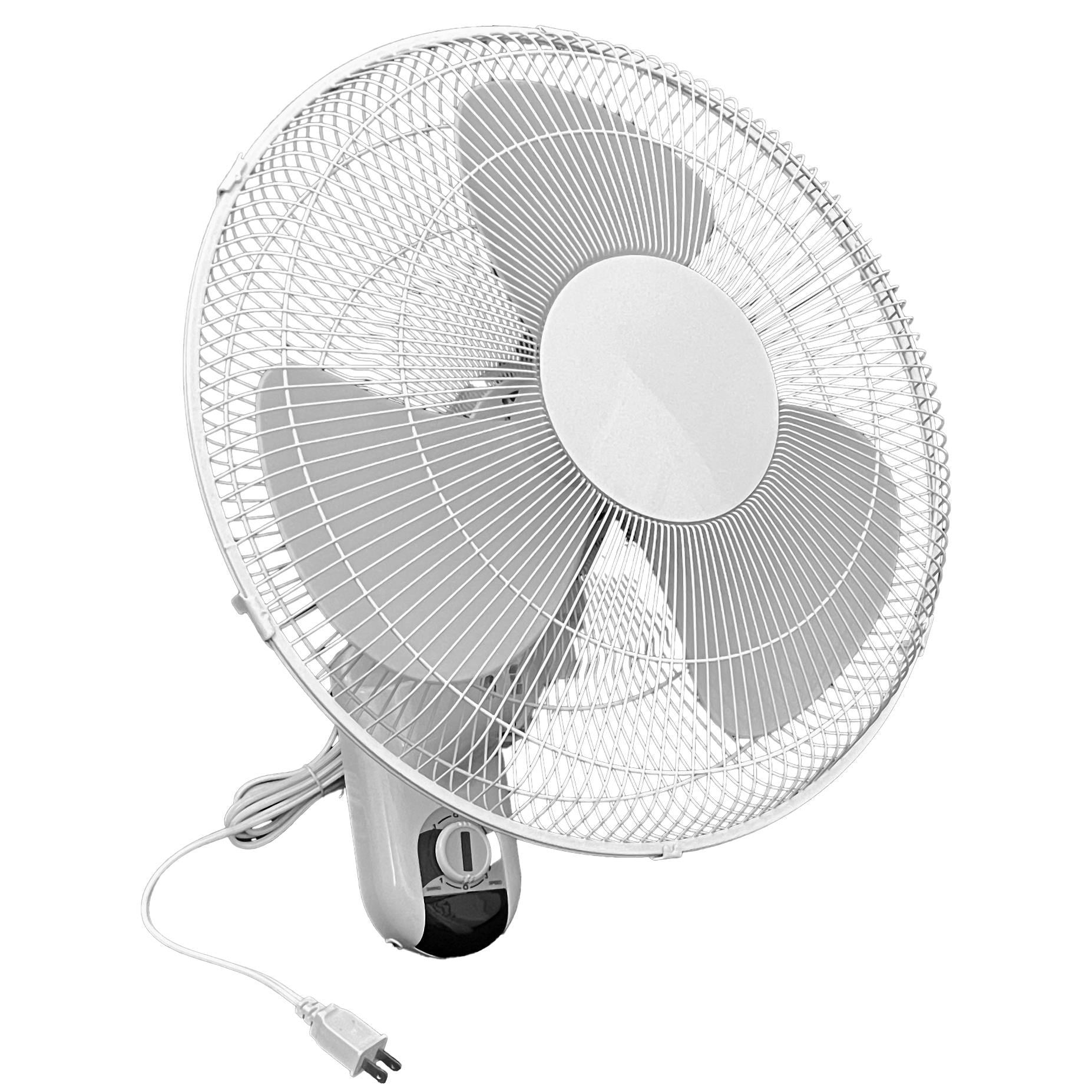 Hort2O Oscillating Wall Mount Fan, 16 in.