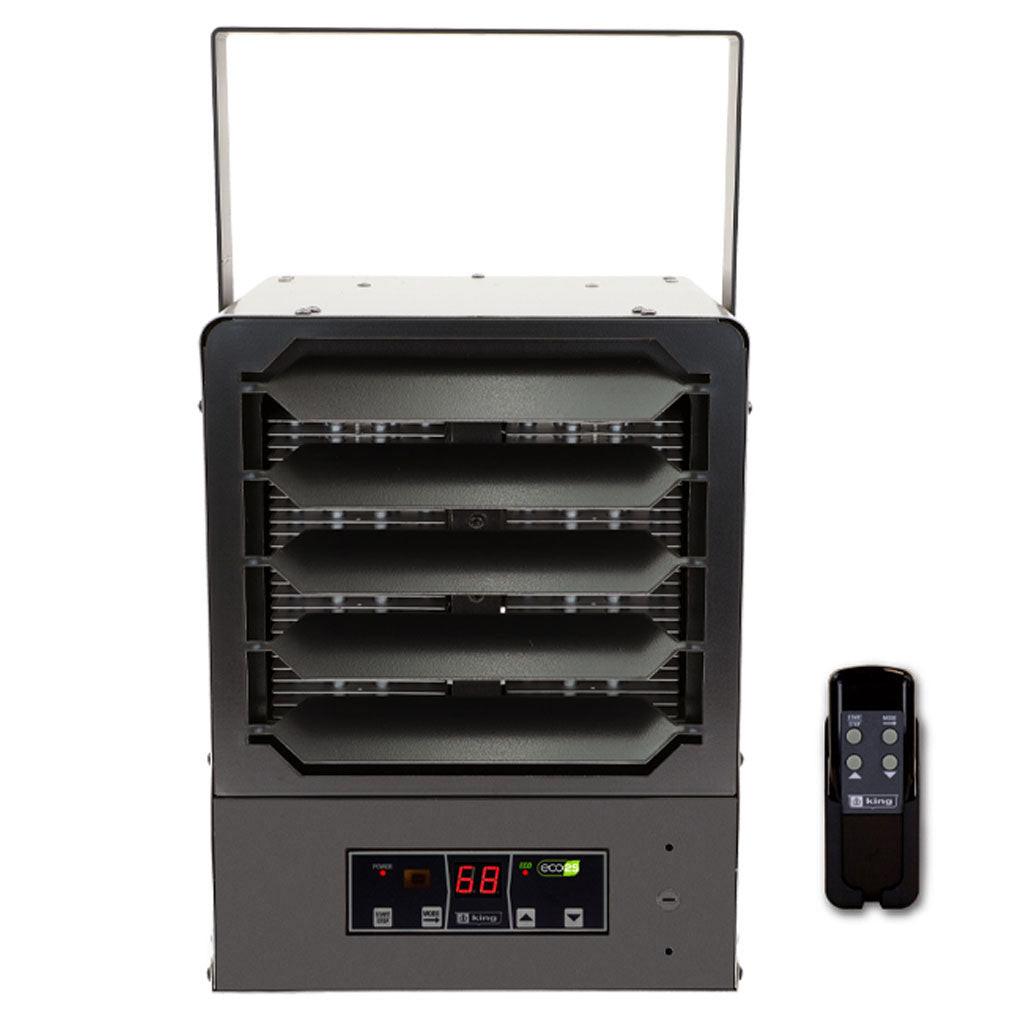 King Electric KBP ECO2S 2 Stage Compact Unit Heater with Mounting Bracket, 2850 Watt, 1-Ph, 9,727 BTU - 120 Volt.