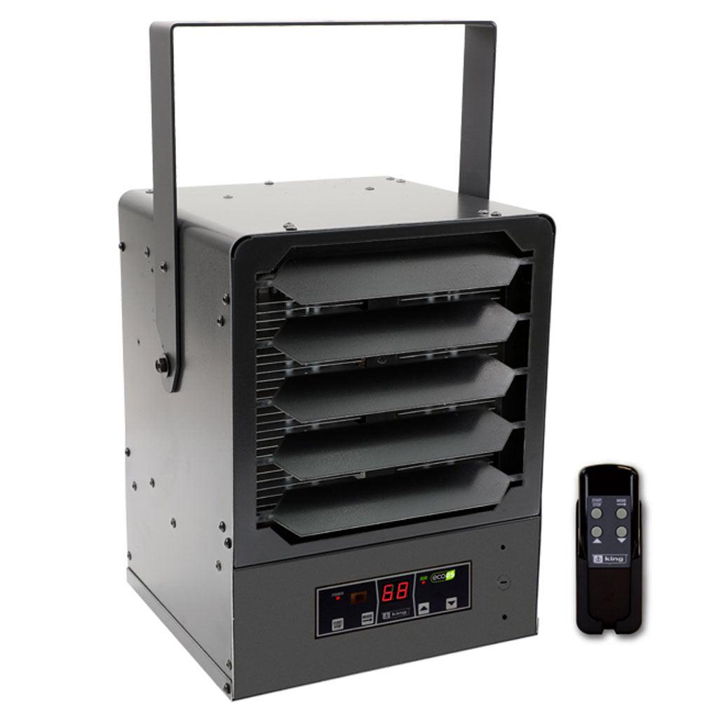 King Electric KBP ECO2S 2 Stage Compact Unit Heater with Mounting Bracket, 2850 Watt, 1-Ph, 9,727 BTU - 120 Volt.