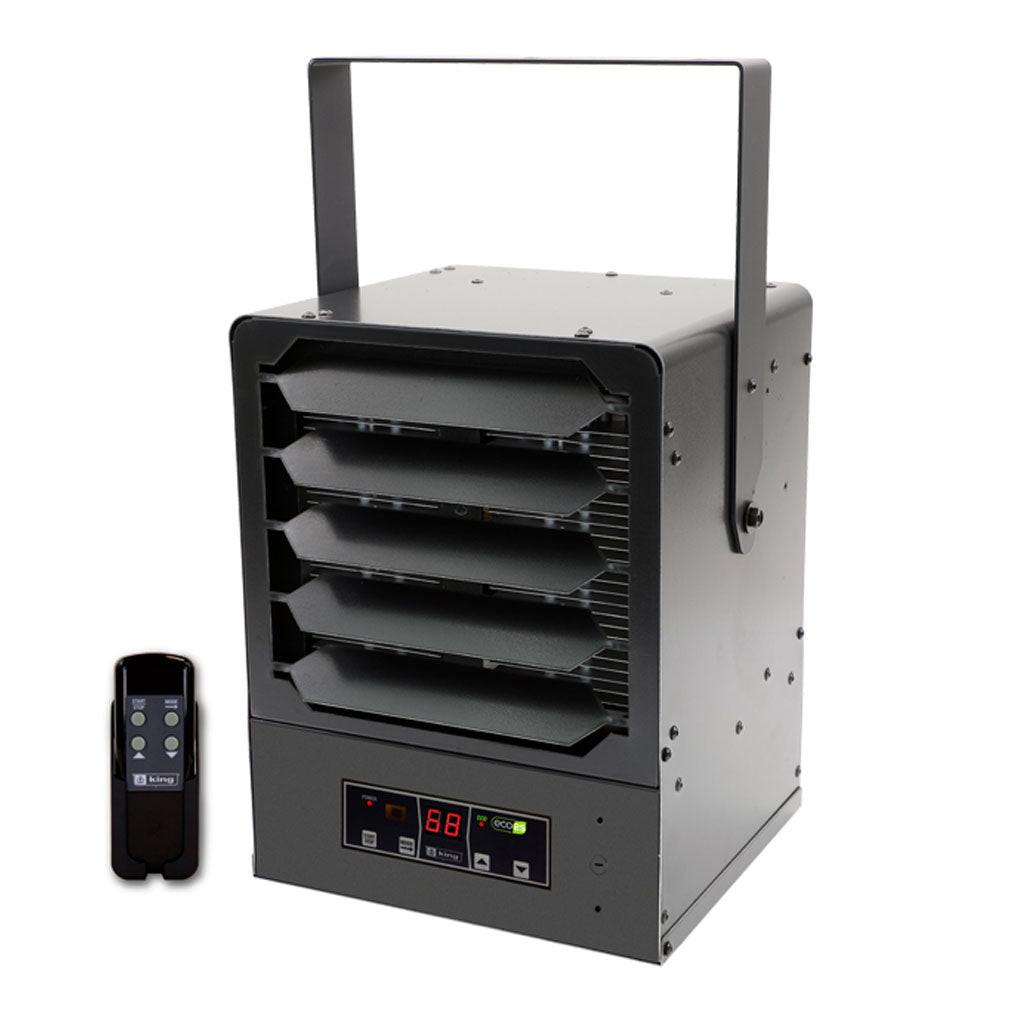 King Electric KBP ECO2S 2 Stage Compact Unit Heater with Mounting Bracket, 2850 Watt, 1-Ph, 9,727 BTU - 120 Volt.