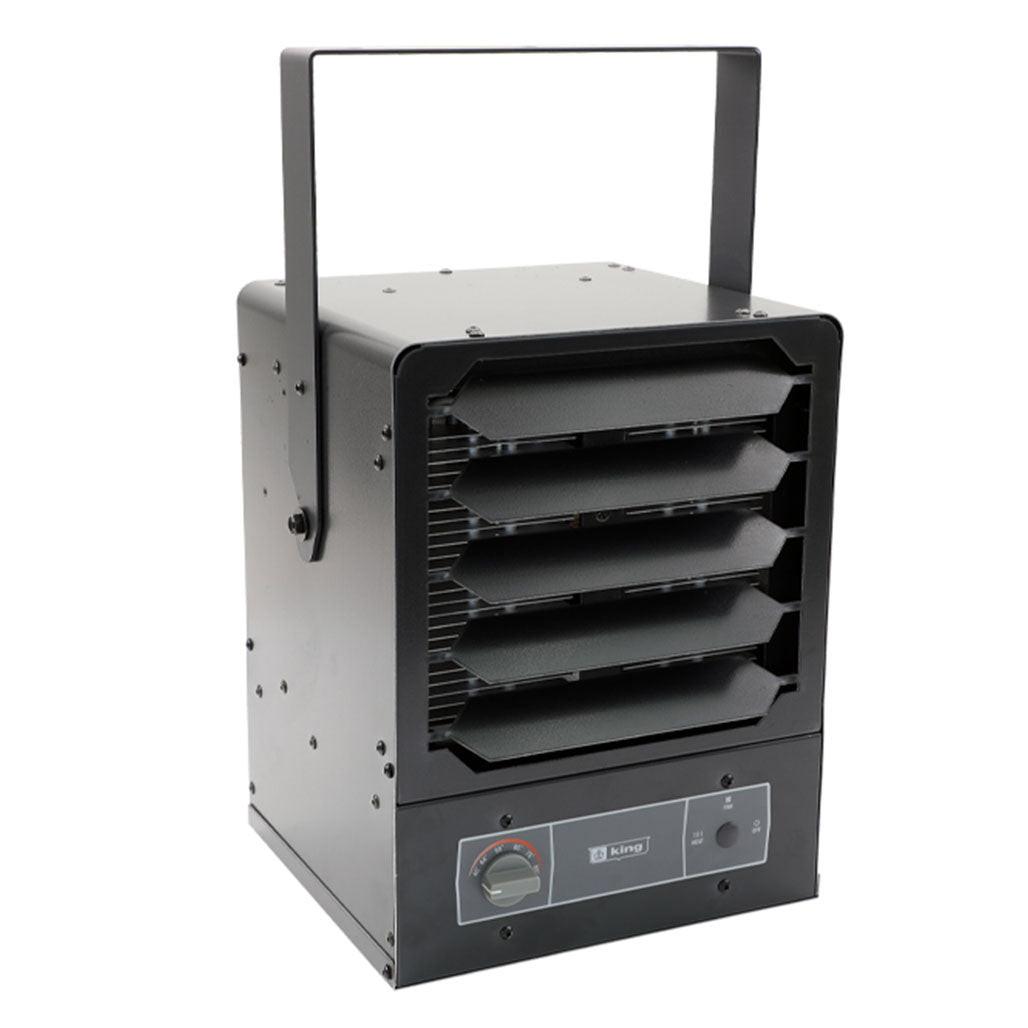 King Electric KBP Series 2 Compact Unit Heater with SP Thermostat and Mounting Bracket, 2850 Watt, 1-Ph, 9,272 BTU - 120 Volt.