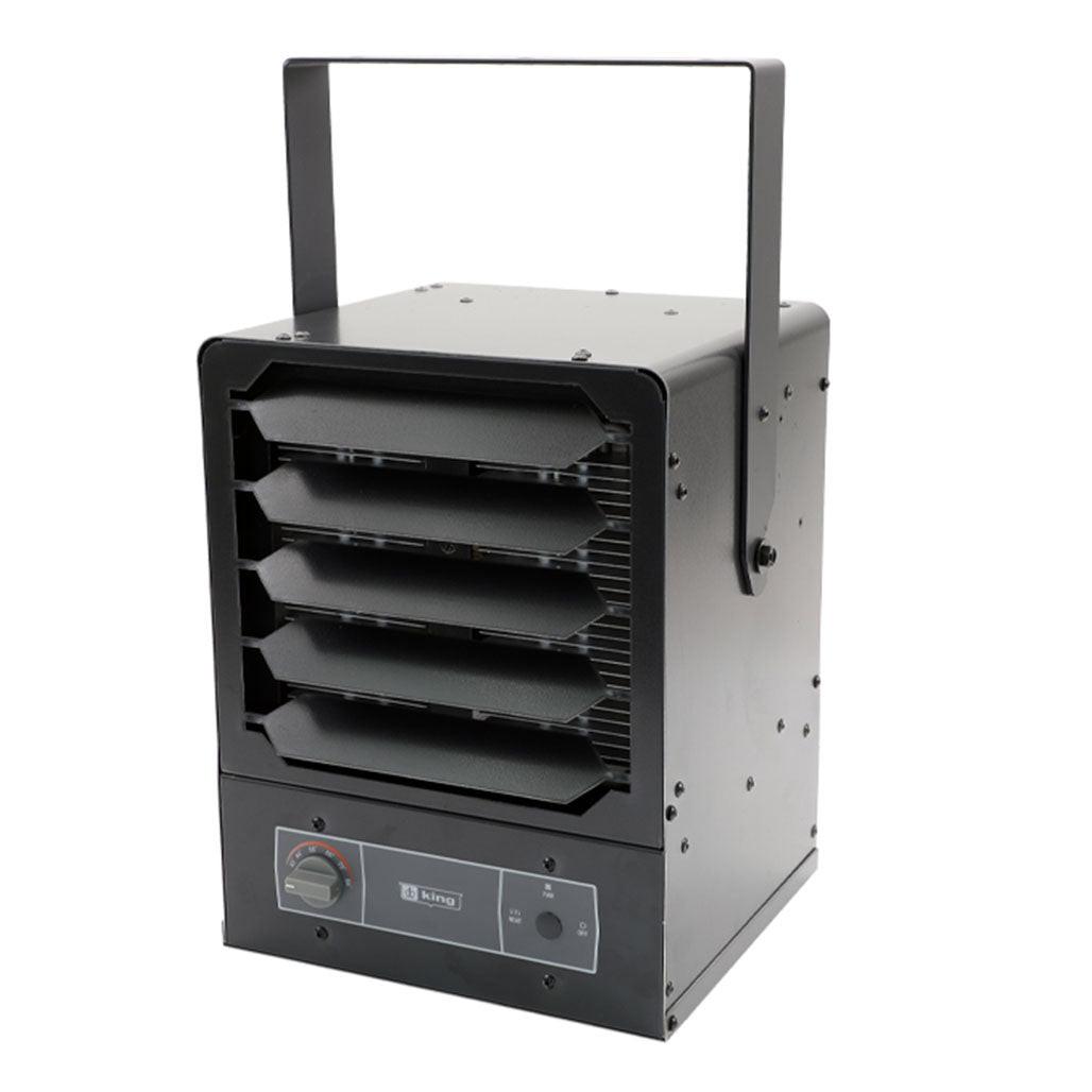 King Electric KBP Series 2 Compact Unit Heater with SP Thermostat and Mounting Bracket, 2850 Watt, 1-Ph, 9,272 BTU - 120 Volt.