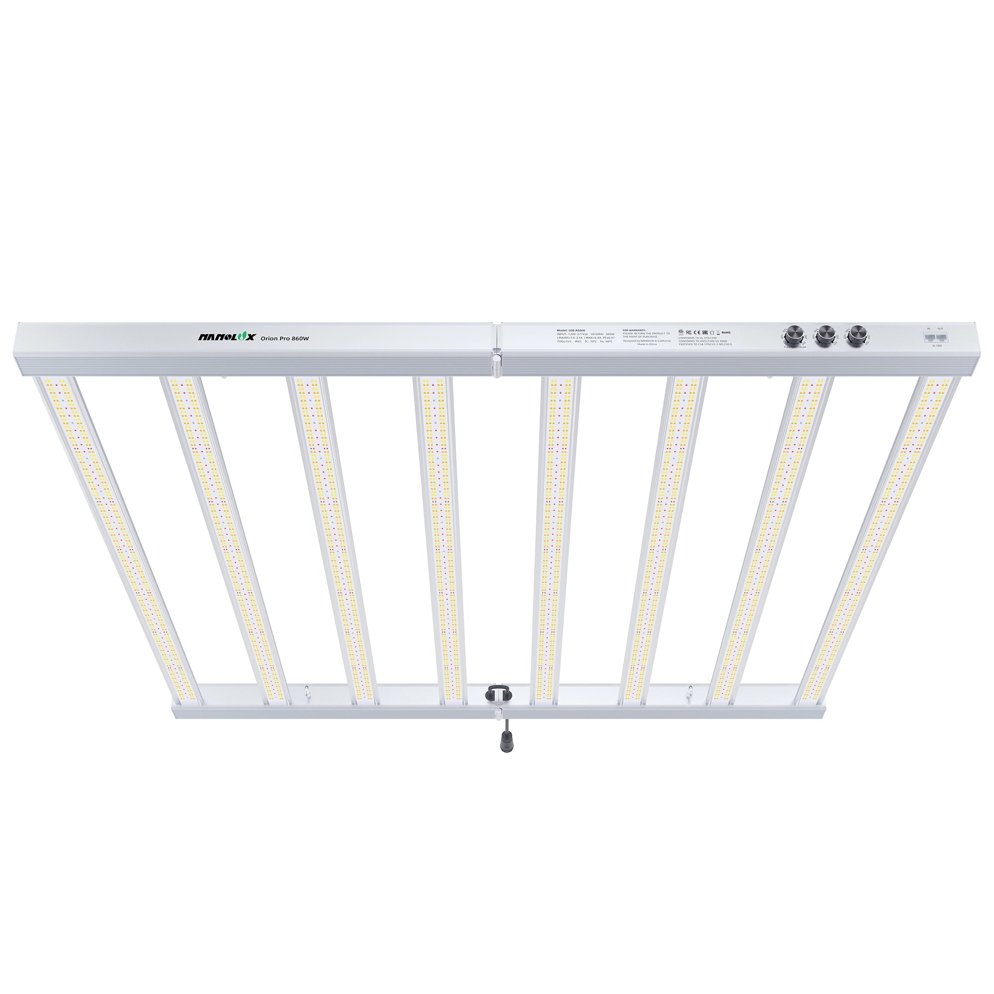 NanoLux Orion Pro 860 Watt Full Spectrum Tunable + UV + Far Red LED Grow Light