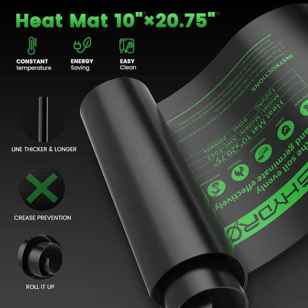 Mars Hydro Seedling Heat Mat with Digital Thermostat