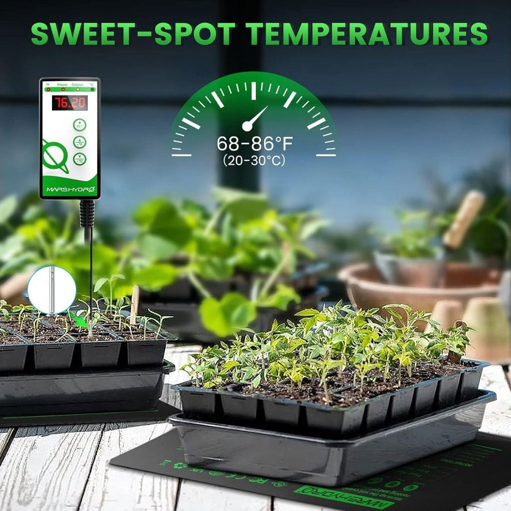 Mars Hydro Seedling Heat Mat with Digital Thermostat