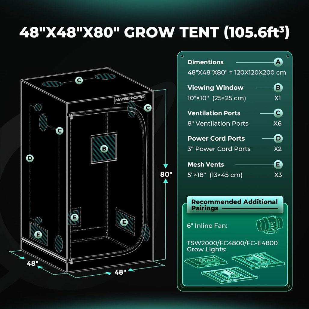 Mars Hydro 4' x 4' Grow Tent