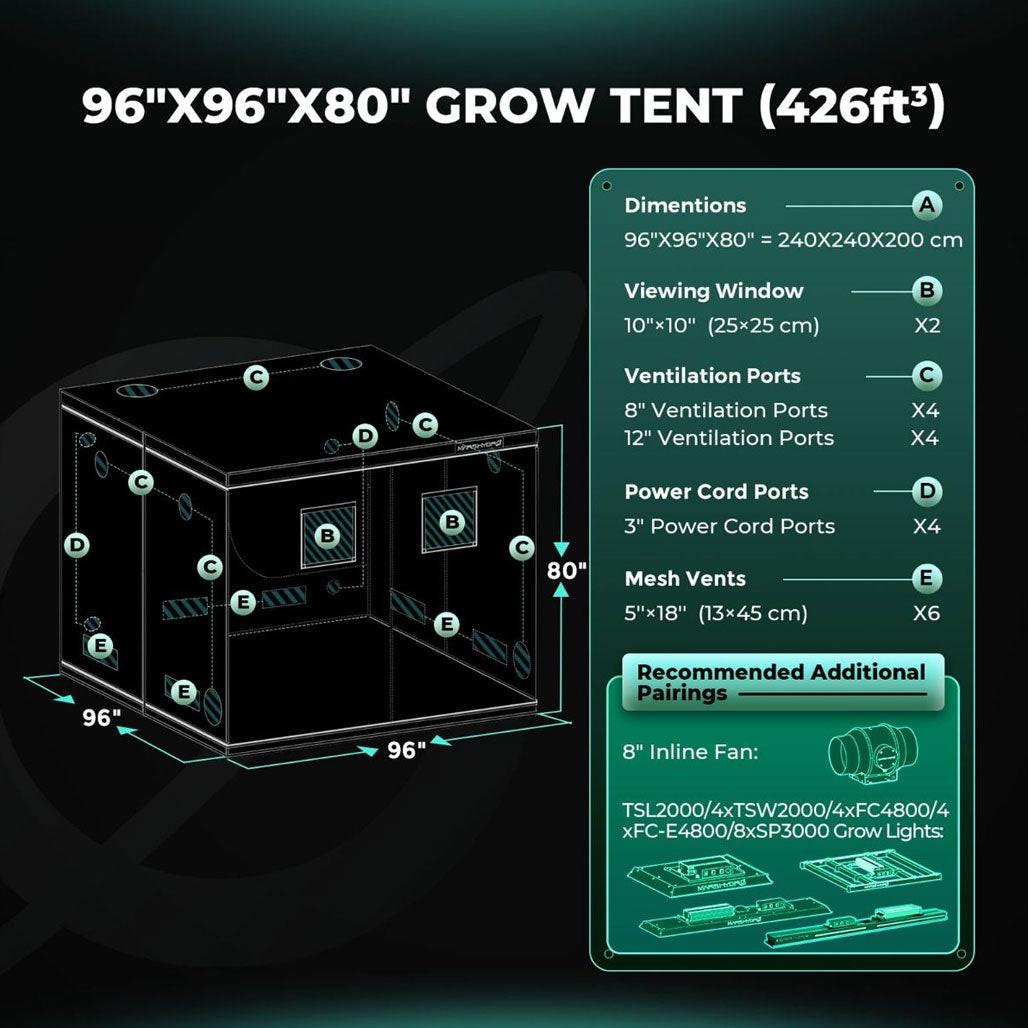 Mars Hydro 8' x 8' Grow Tent