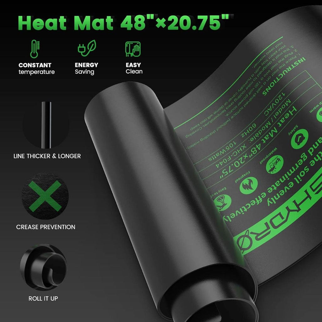 Mars Hydro Seedling Heat Mat with Digital Thermostat
