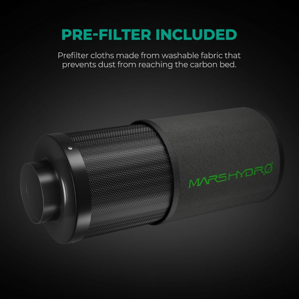 Mars Hydro Refillable Inline Carbon Filter