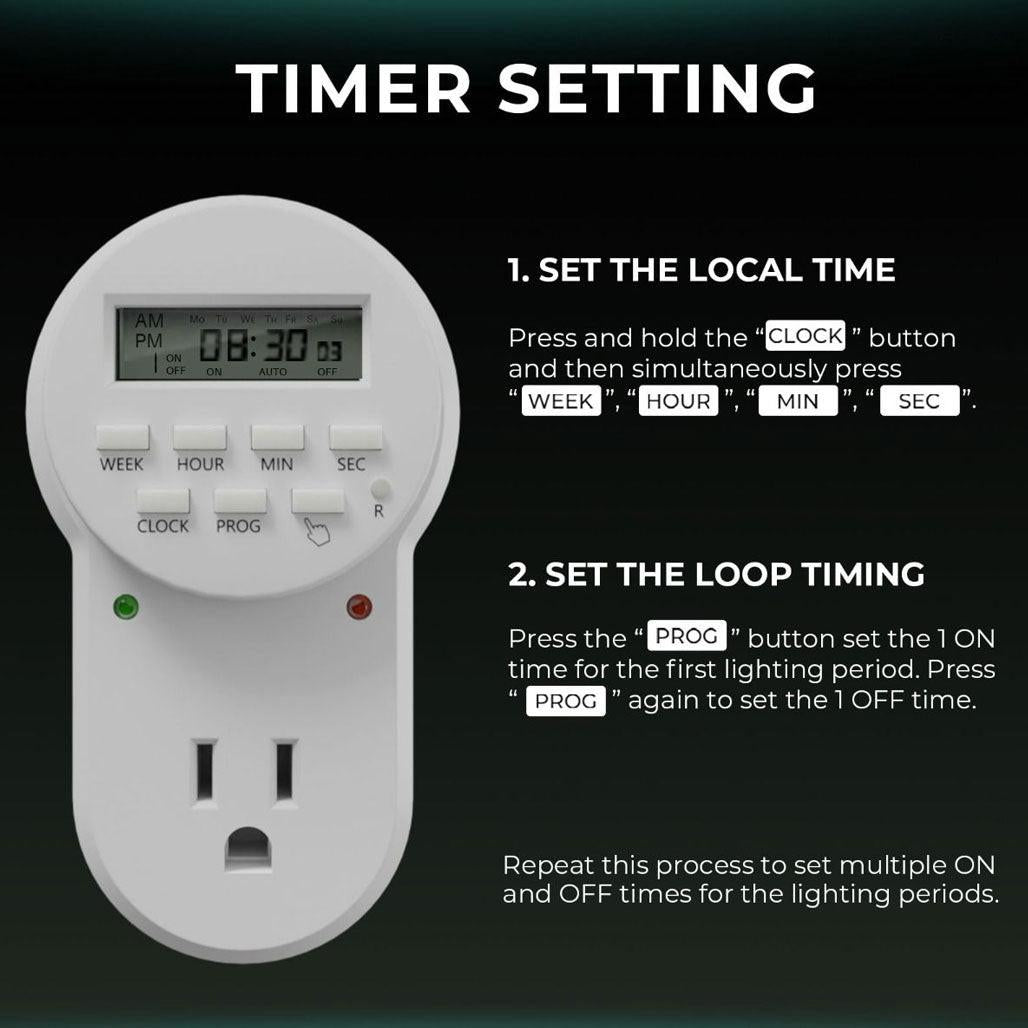Mars Hydro 7-Day Programmable Digital Timer