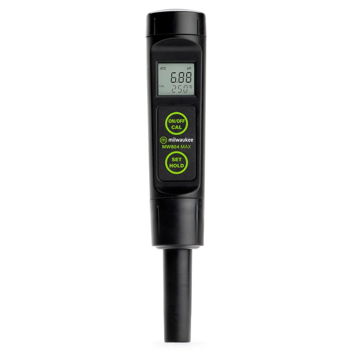 Milwaukee MW804 MAX Waterproof 4-in-1 pH/EC/TDS/Temp Tester with Replaceable Probe