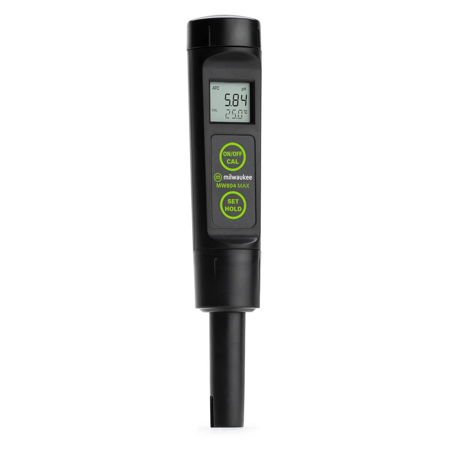 Milwaukee MW804 MAX Waterproof 4-in-1 pH/EC/TDS/Temp Tester with Replaceable Probe
